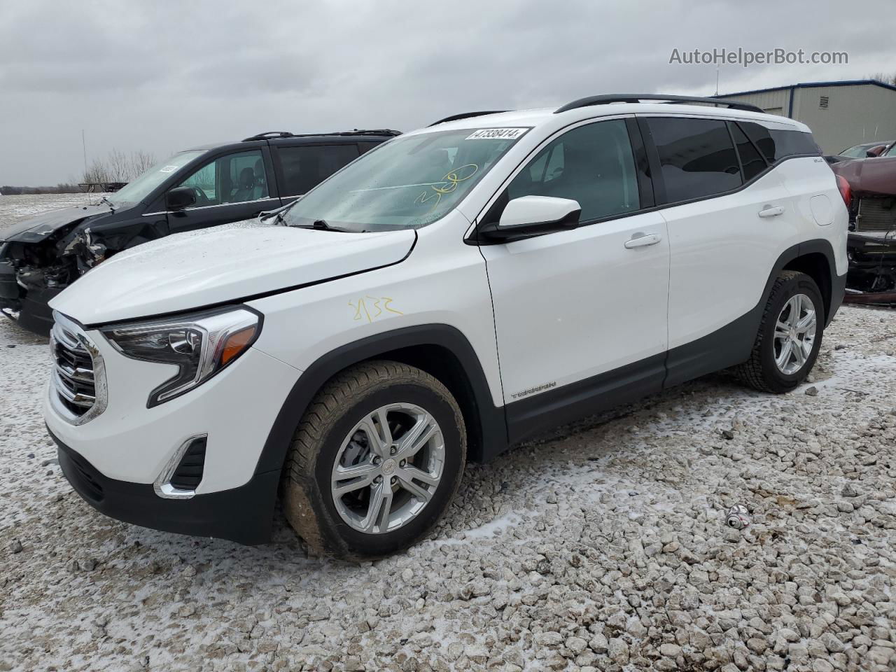 2019 Gmc Terrain Sle White vin: 3GKALTEV4KL288911