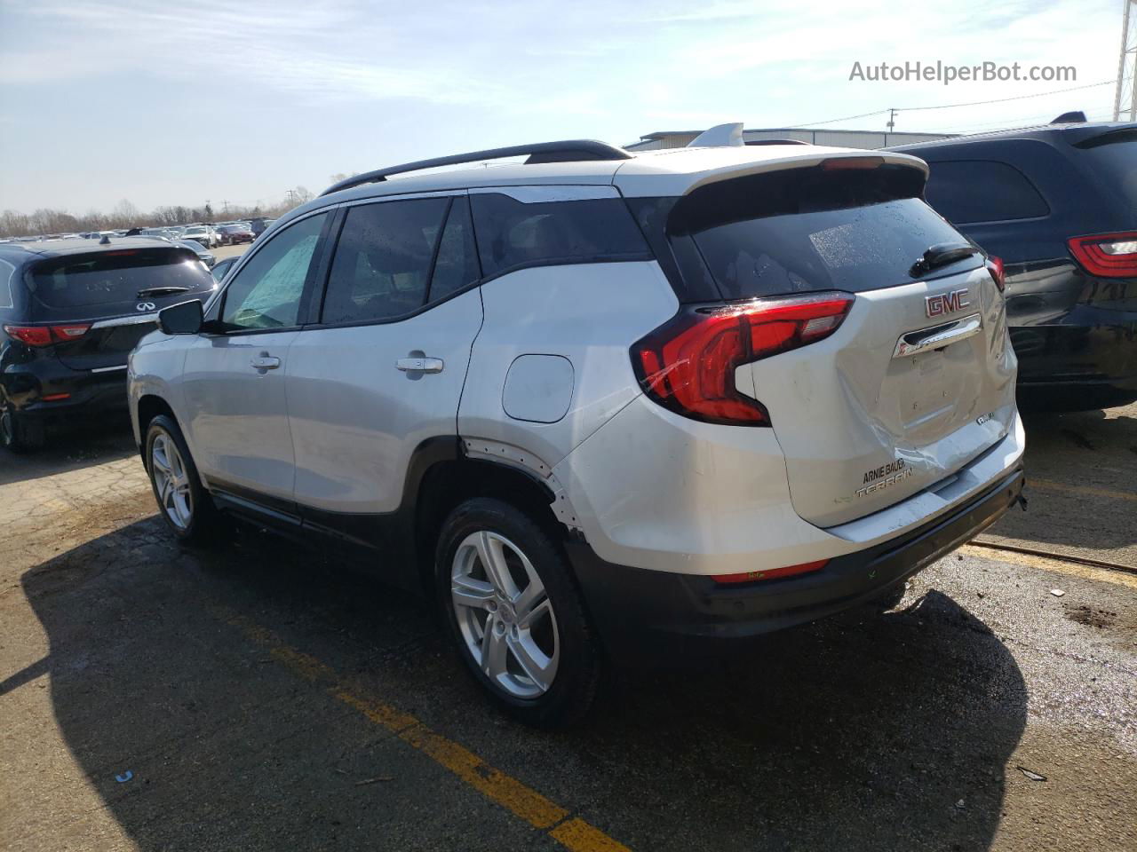 2019 Gmc Terrain Sle Белый vin: 3GKALTEV4KL353756