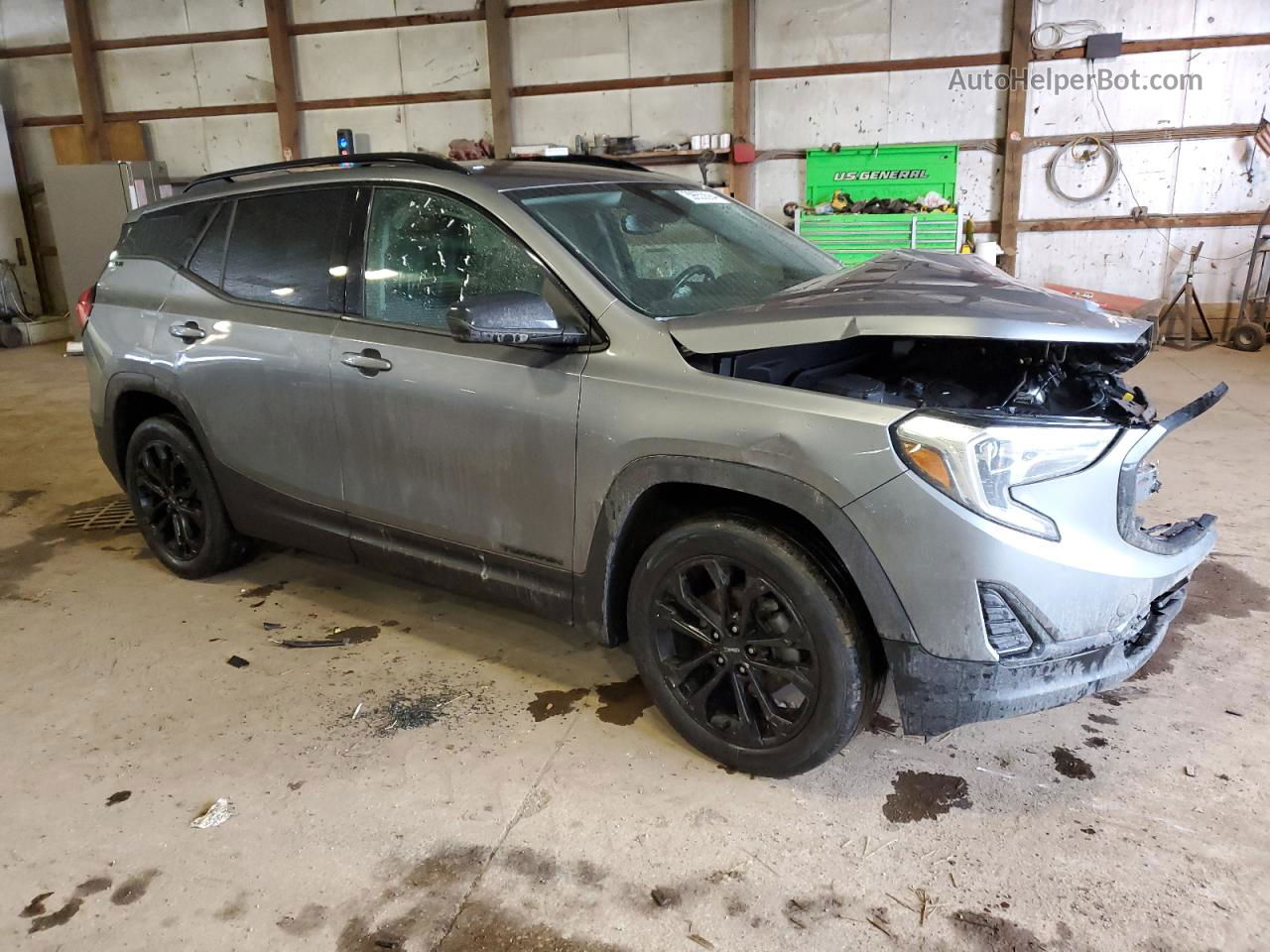 2020 Gmc Terrain Sle Gray vin: 3GKALTEV4LL147452