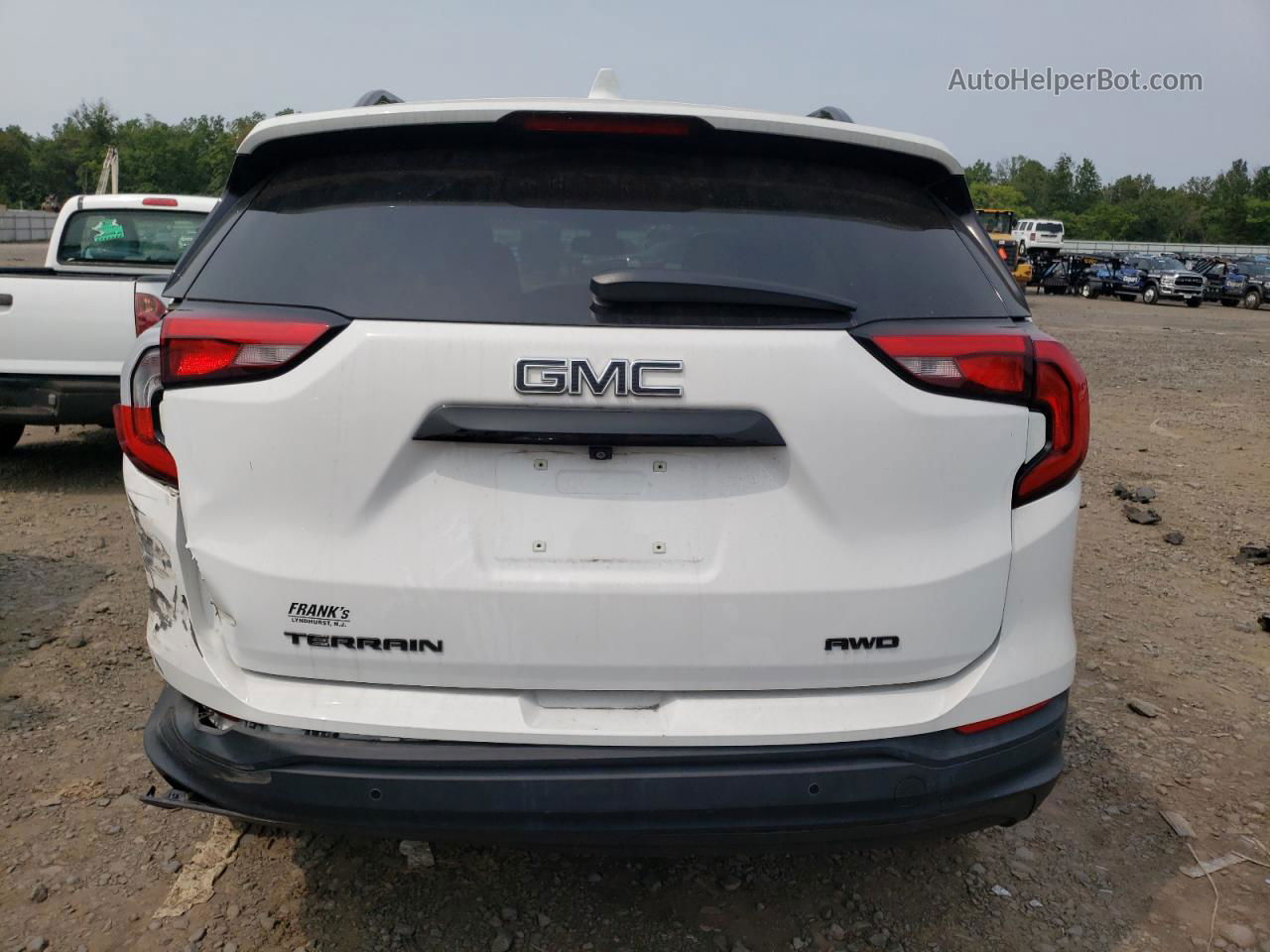 2020 Gmc Terrain Sle White vin: 3GKALTEV4LL212946