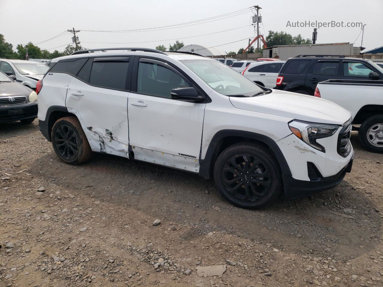 2020 Gmc Terrain Sle White vin: 3GKALTEV4LL212946