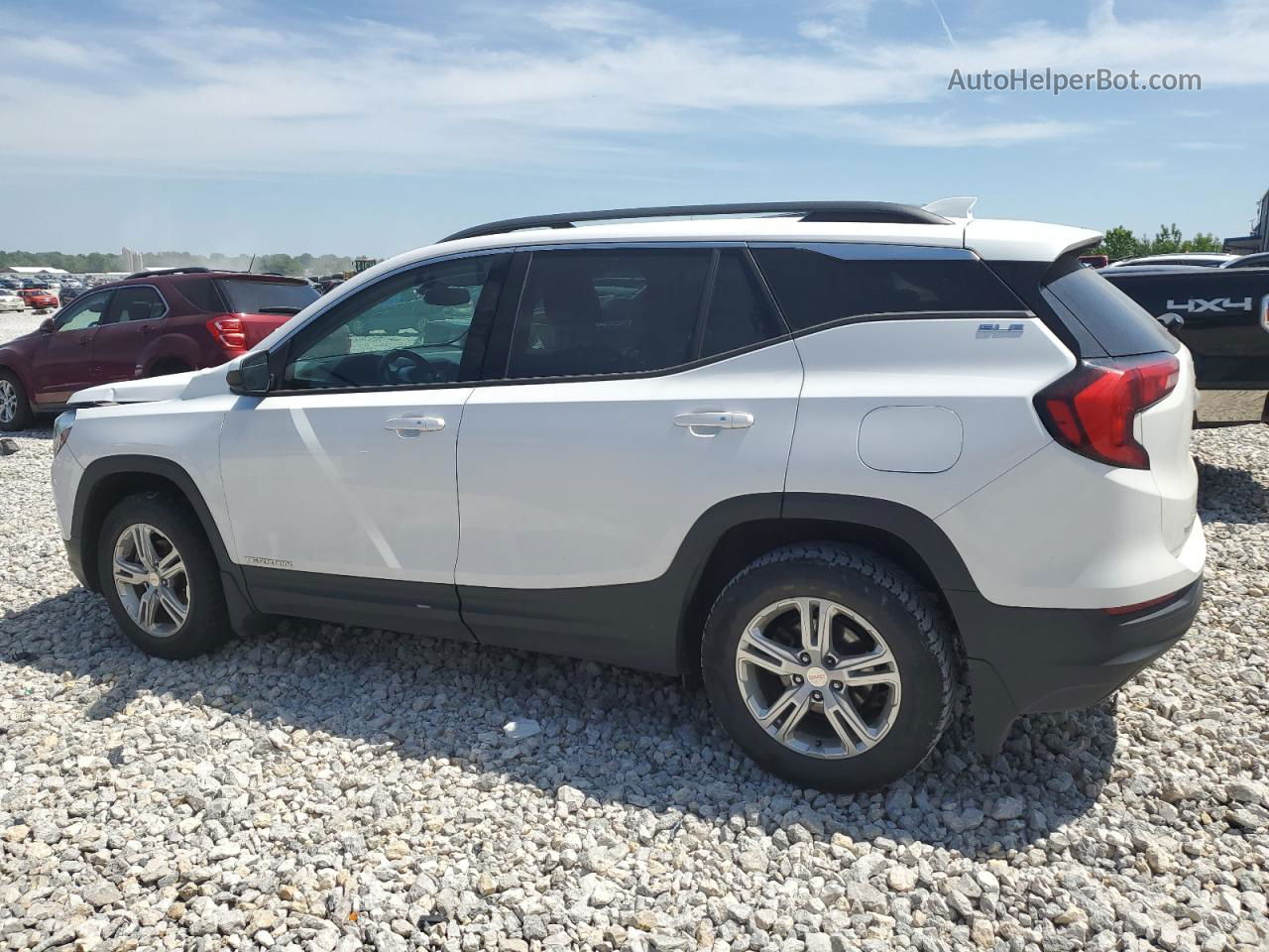 2019 Gmc Terrain Sle White vin: 3GKALTEV5KL106262