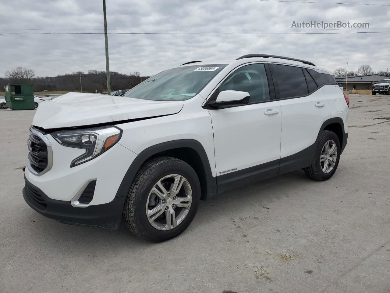 2019 Gmc Terrain Sle White vin: 3GKALTEV5KL275407