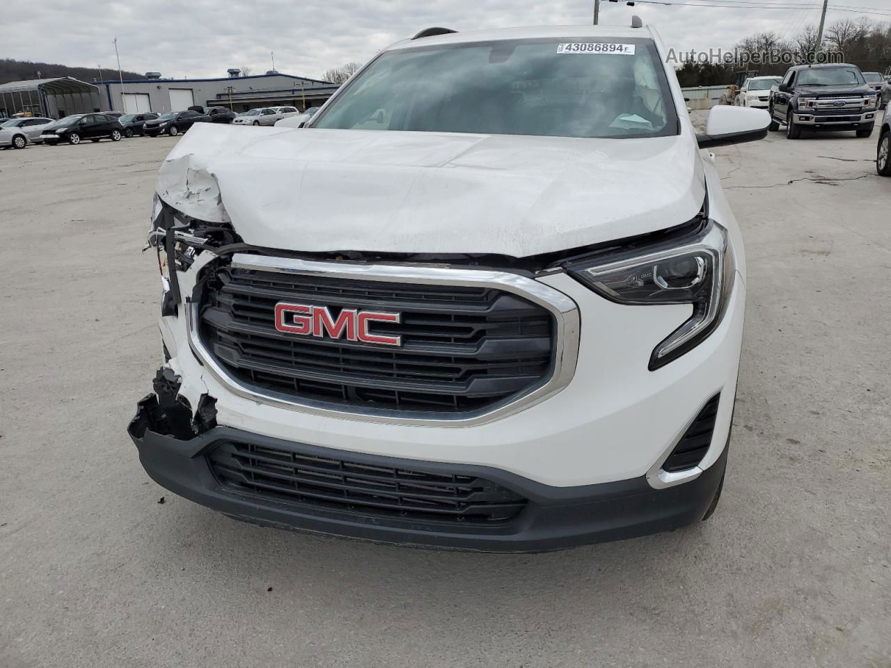 2019 Gmc Terrain Sle White vin: 3GKALTEV5KL275407