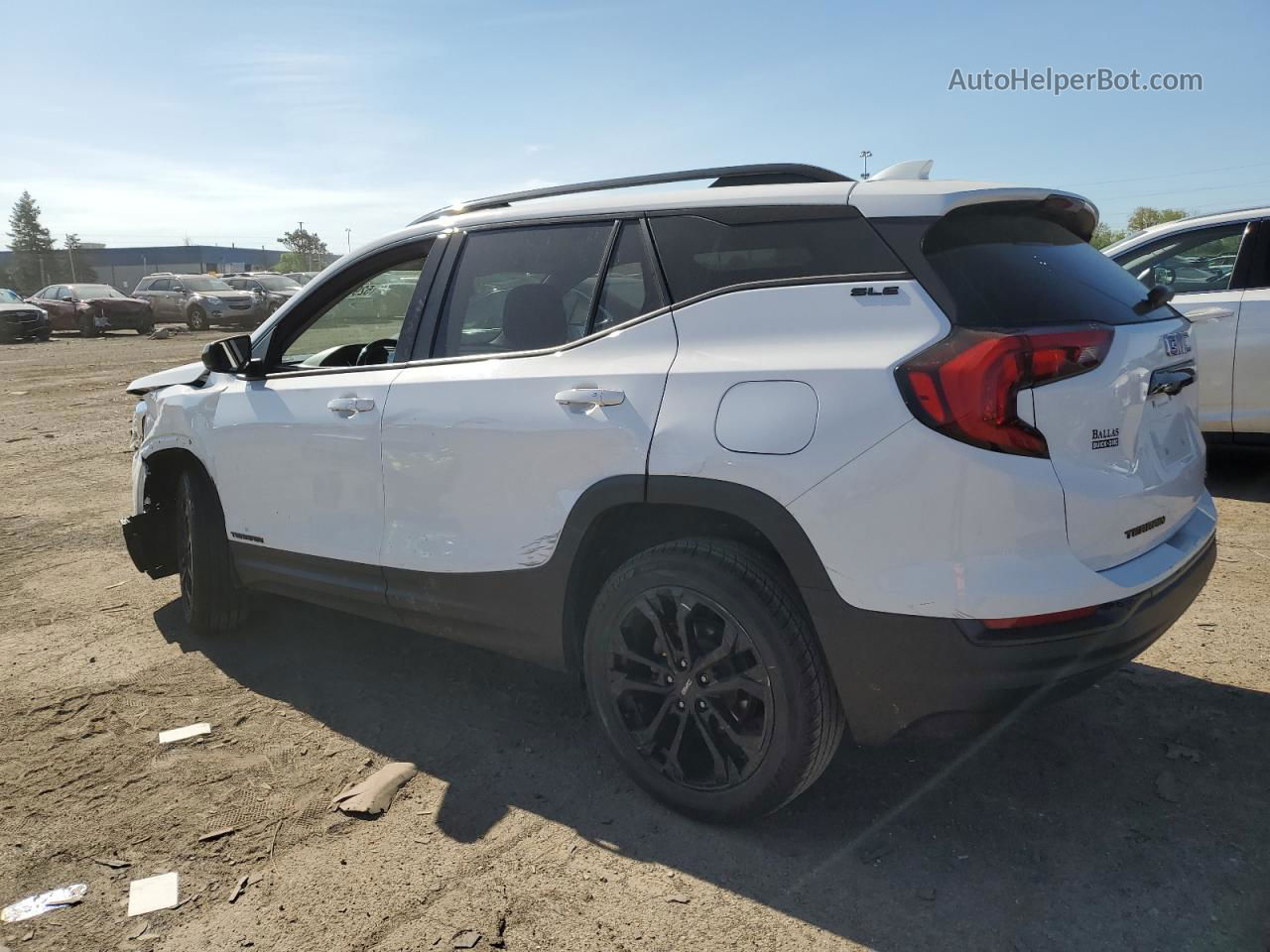 2019 Gmc Terrain Sle White vin: 3GKALTEV5KL281112