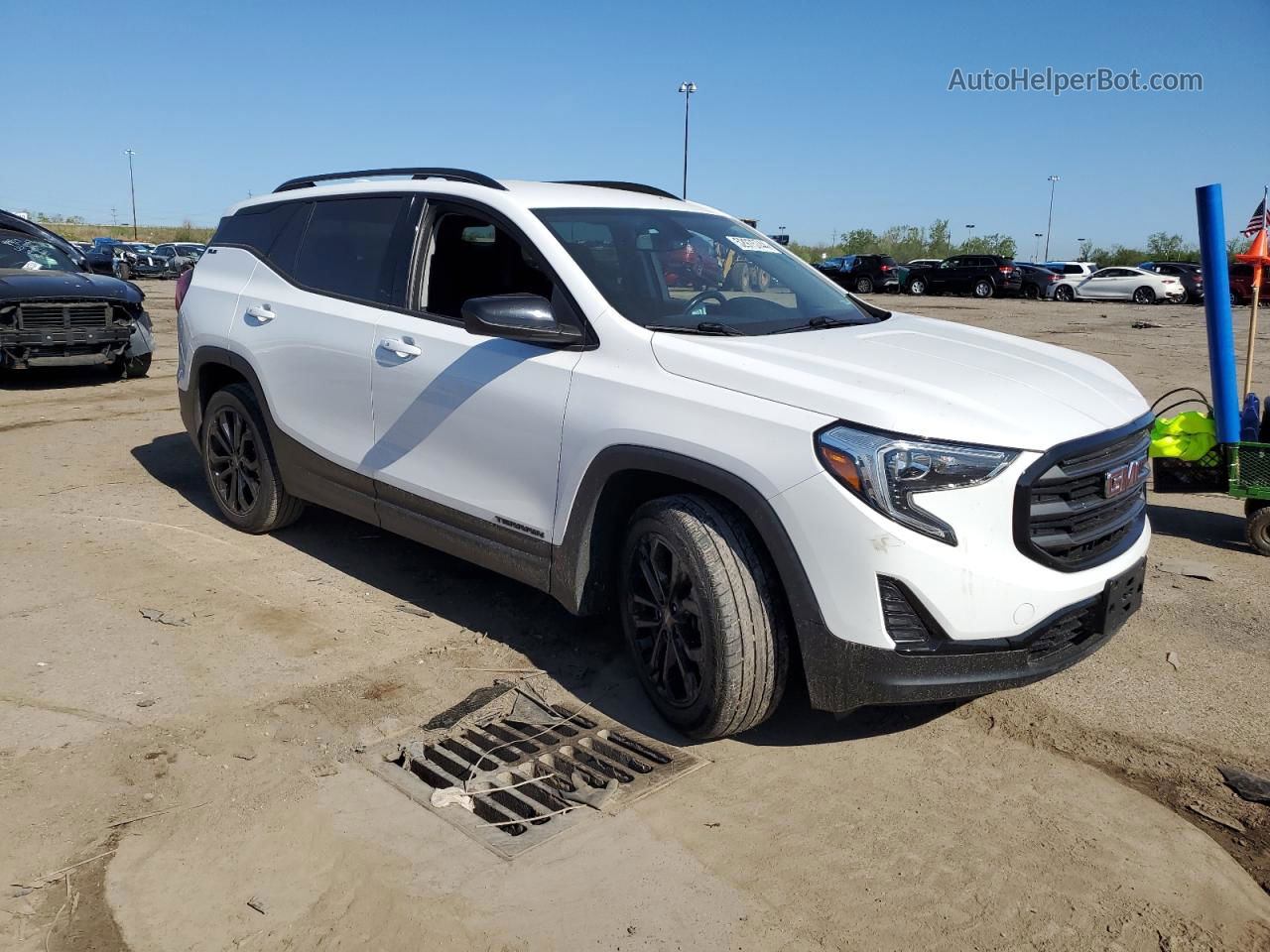 2019 Gmc Terrain Sle White vin: 3GKALTEV5KL281112