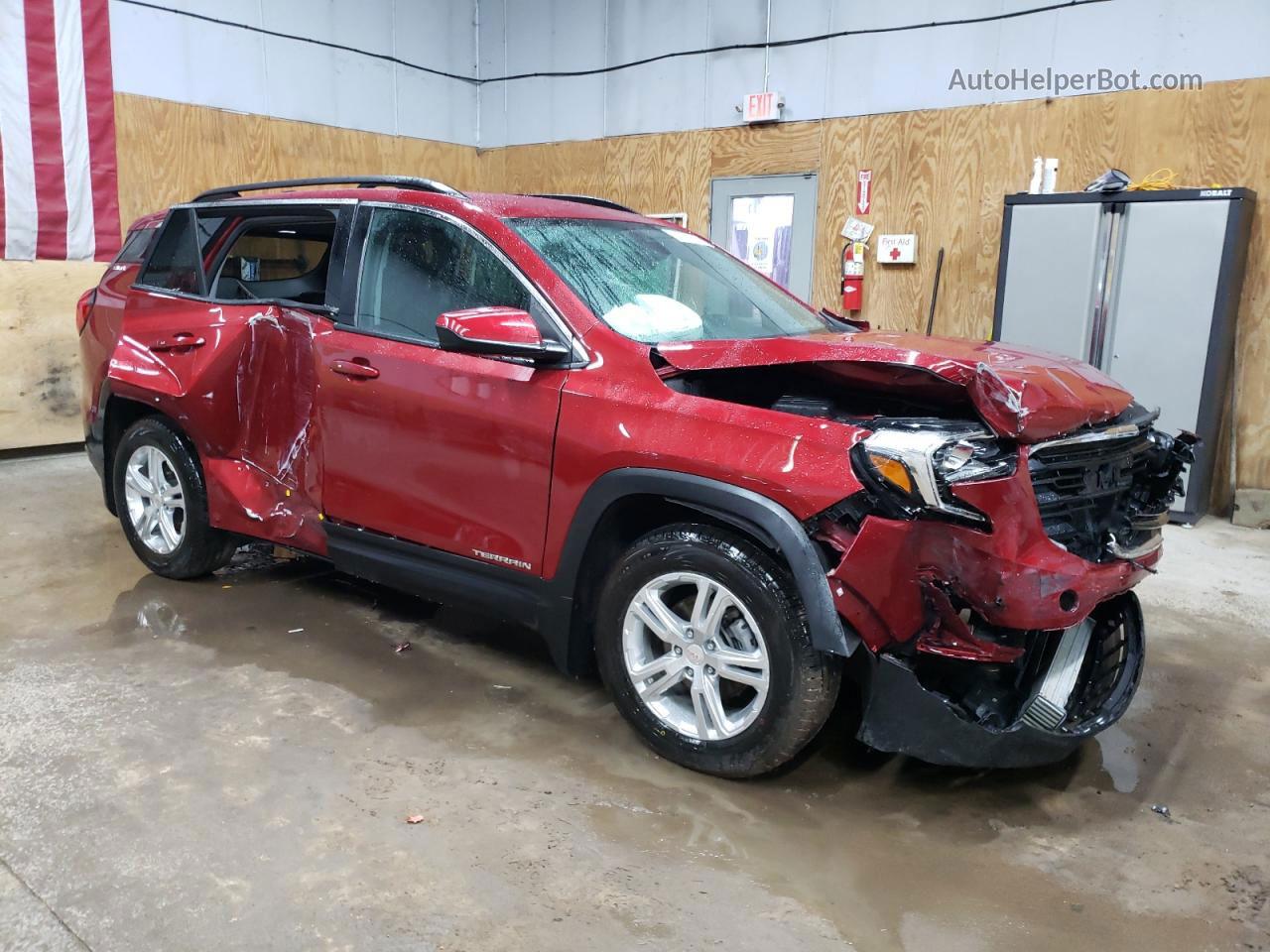 2020 Gmc Terrain Sle Красный vin: 3GKALTEV5LL213460