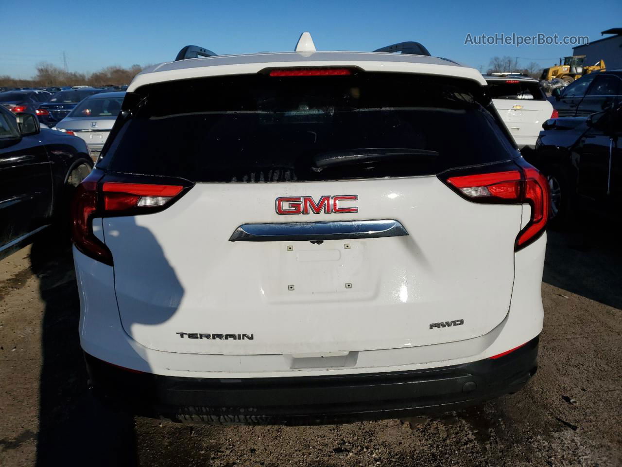 2019 Gmc Terrain Sle White vin: 3GKALTEV6KL101040