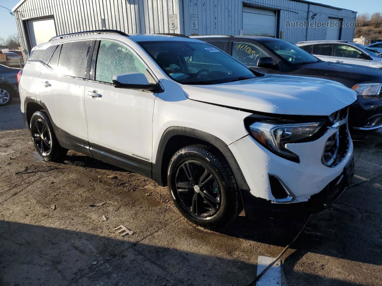 2019 Gmc Terrain Sle White vin: 3GKALTEV6KL101040