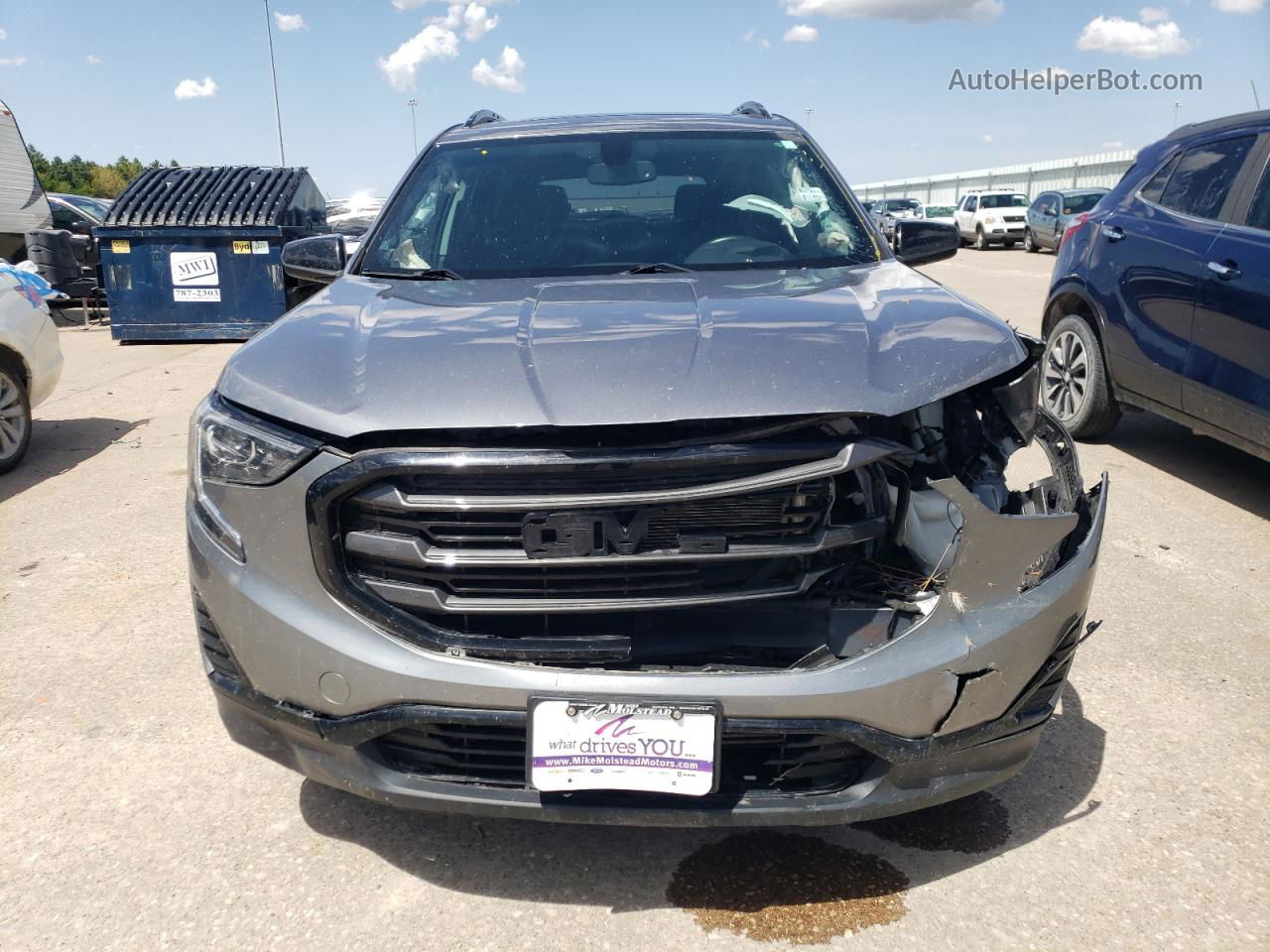 2019 Gmc Terrain Sle Silver vin: 3GKALTEV6KL250225