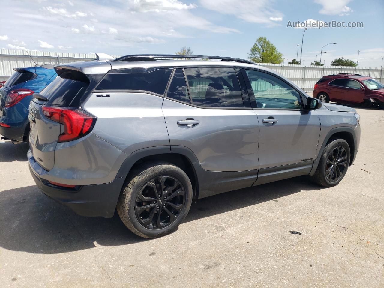 2019 Gmc Terrain Sle Серебряный vin: 3GKALTEV6KL250225