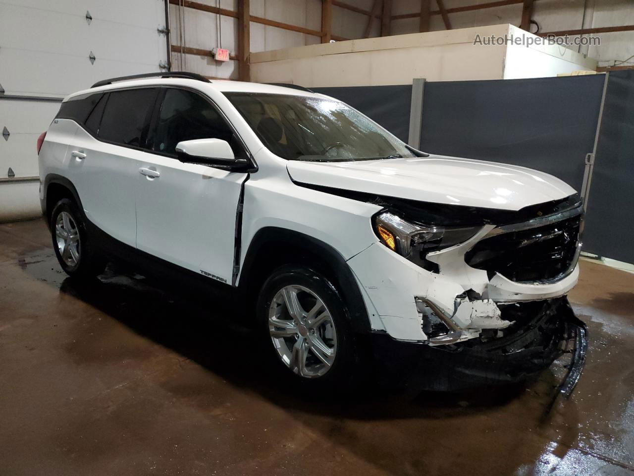 2019 Gmc Terrain Sle White vin: 3GKALTEV6KL355962