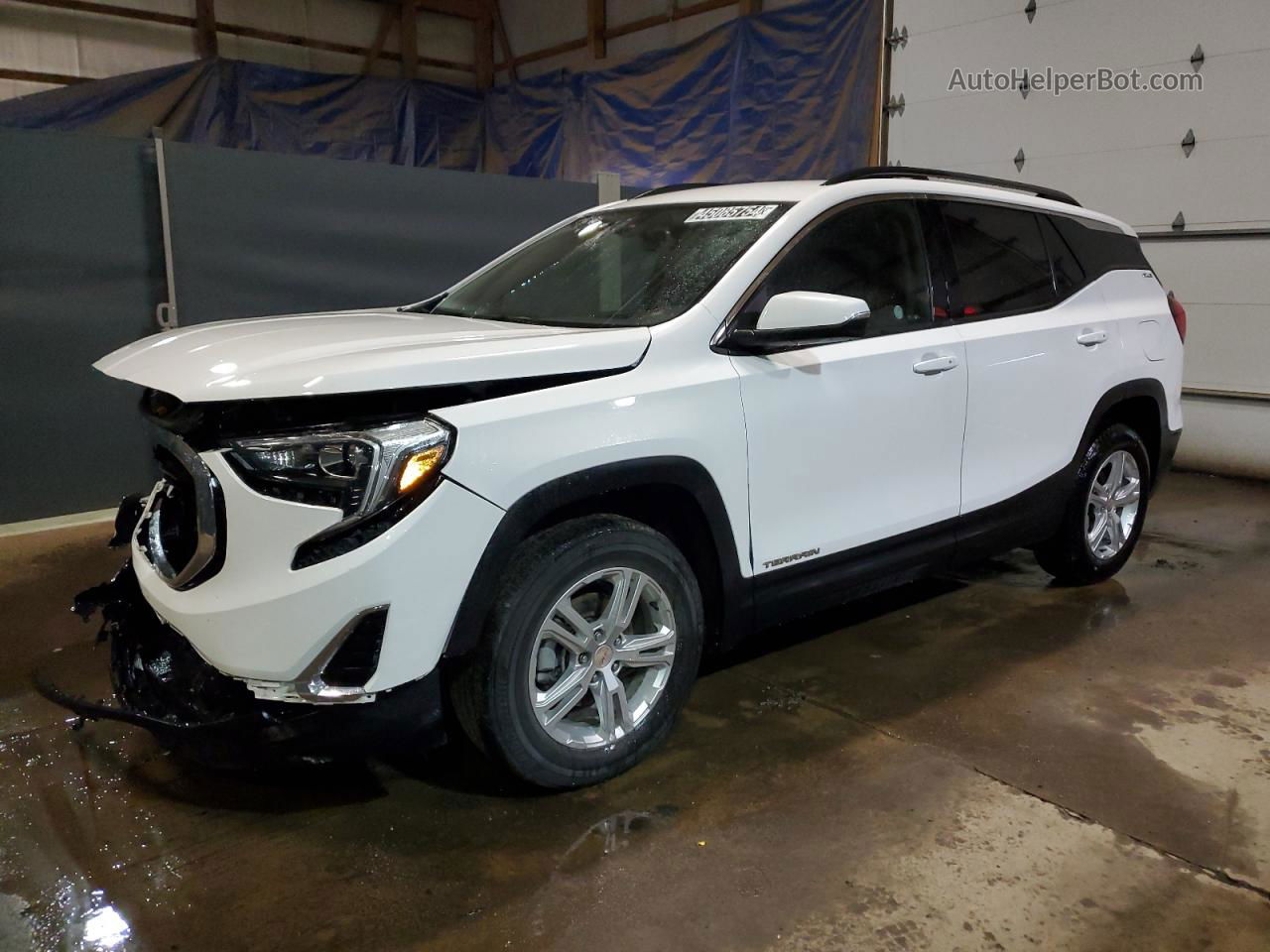 2019 Gmc Terrain Sle White vin: 3GKALTEV6KL355962