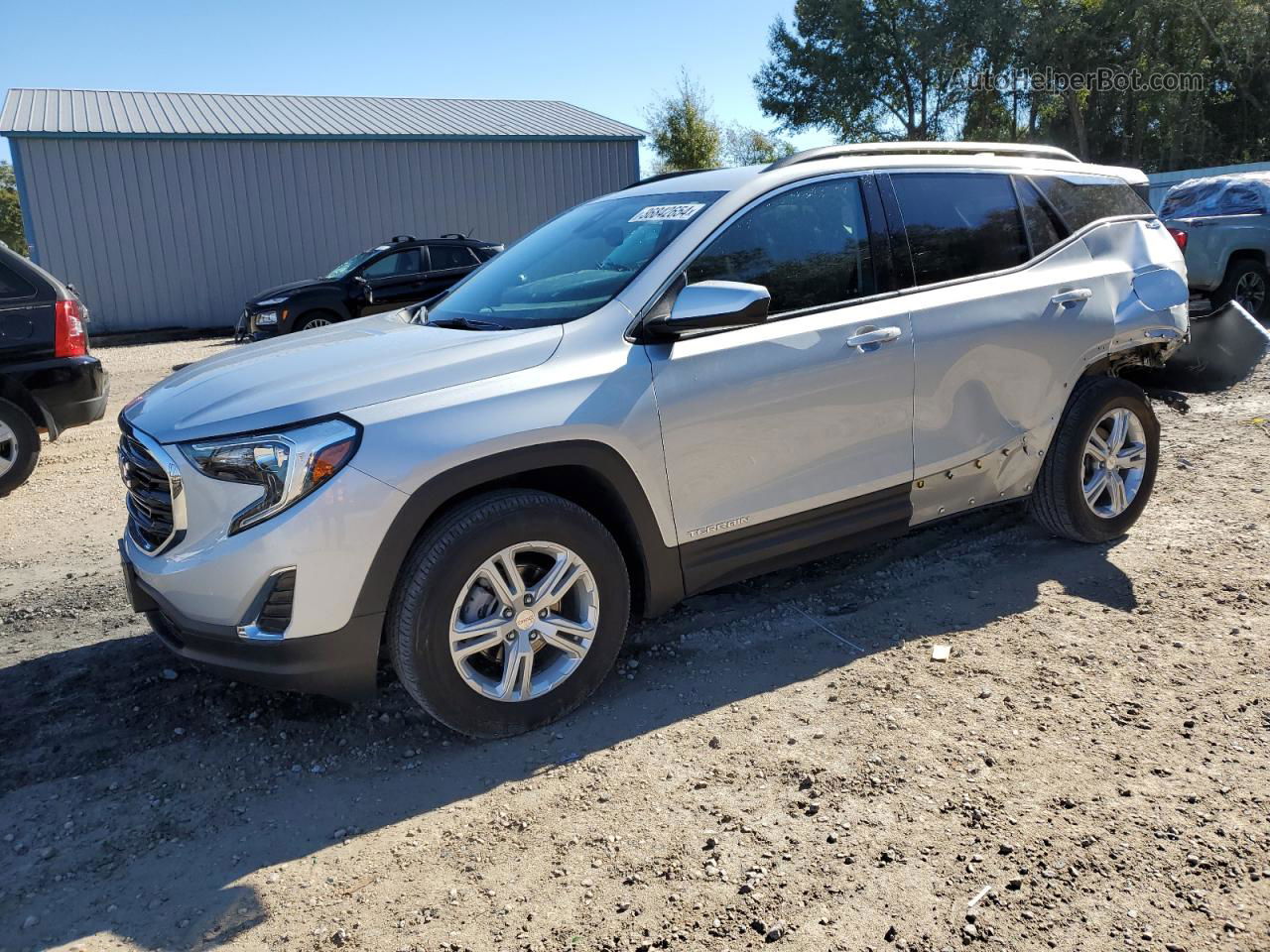 2020 Gmc Terrain Sle Silver vin: 3GKALTEV6LL169615