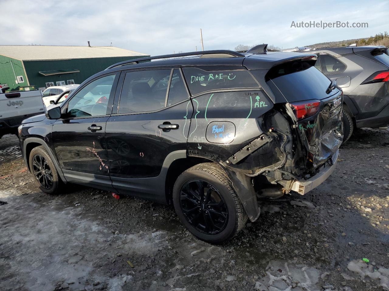 2020 Gmc Terrain Sle Черный vin: 3GKALTEV6LL189928