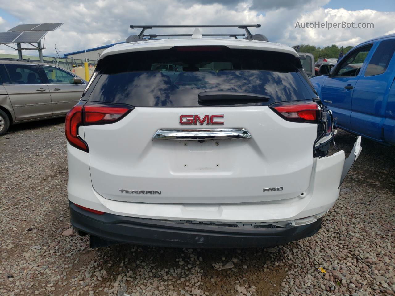 2020 Gmc Terrain Sle White vin: 3GKALTEV6LL343795