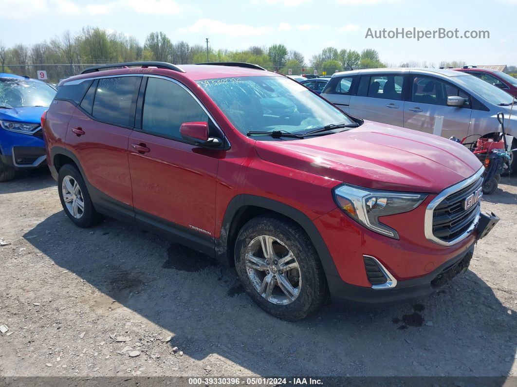 2020 Gmc Terrain Awd Sle Красный vin: 3GKALTEV7LL129592