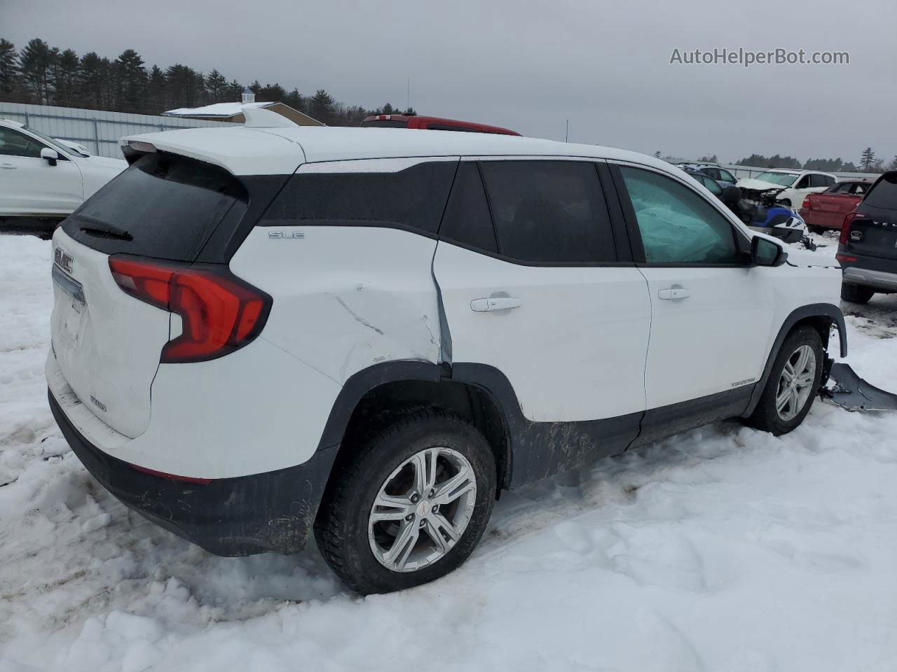 2020 Gmc Terrain Sle Белый vin: 3GKALTEV7LL142942