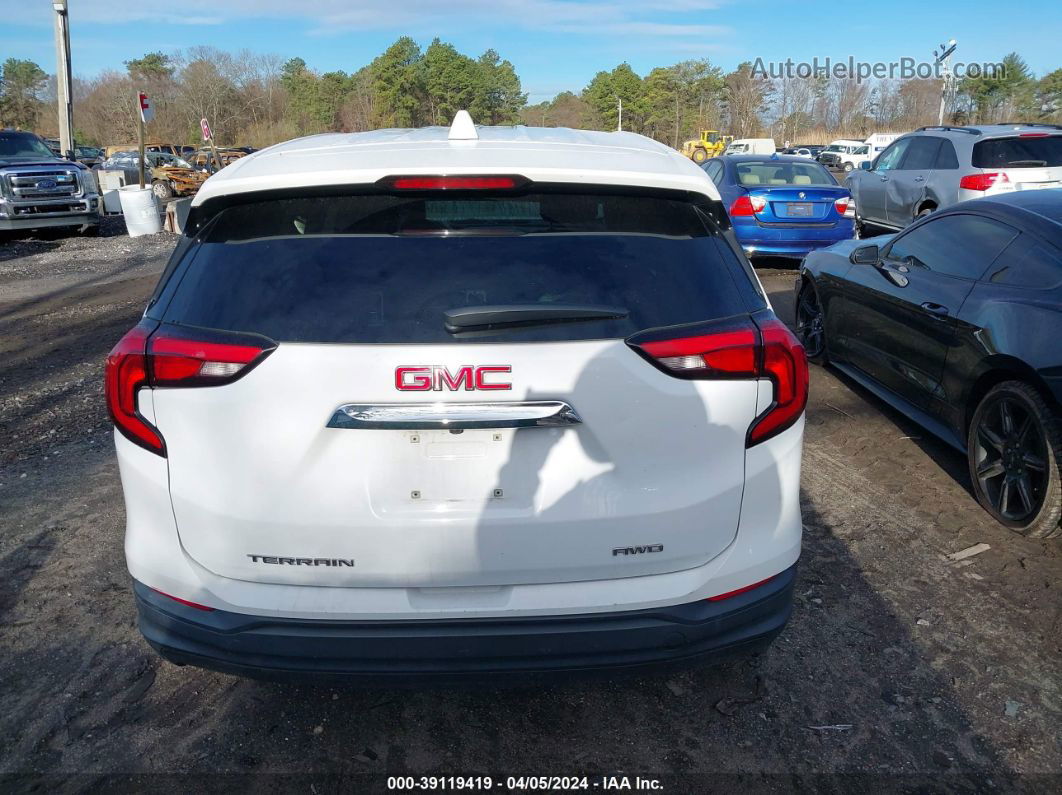 2020 Gmc Terrain Awd Sle White vin: 3GKALTEV7LL298060