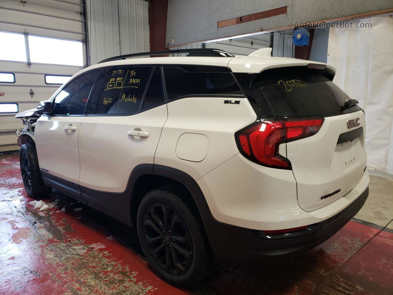 2020 Gmc Terrain Sle White vin: 3GKALTEV7LL340629