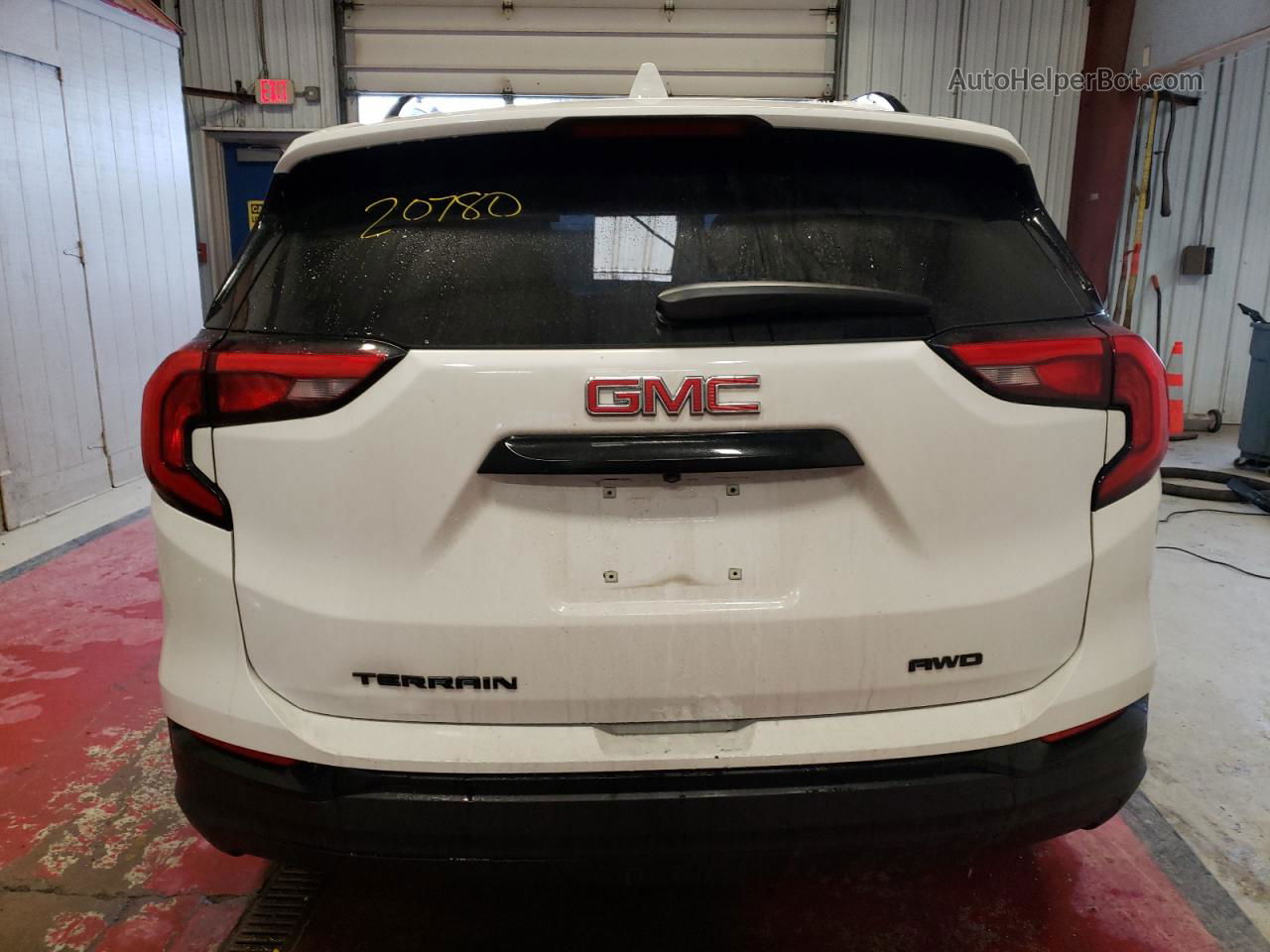 2020 Gmc Terrain Sle White vin: 3GKALTEV7LL340629