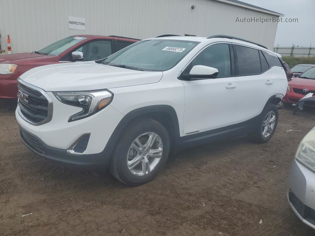 2019 Gmc Terrain Sle White vin: 3GKALTEV8KL155312