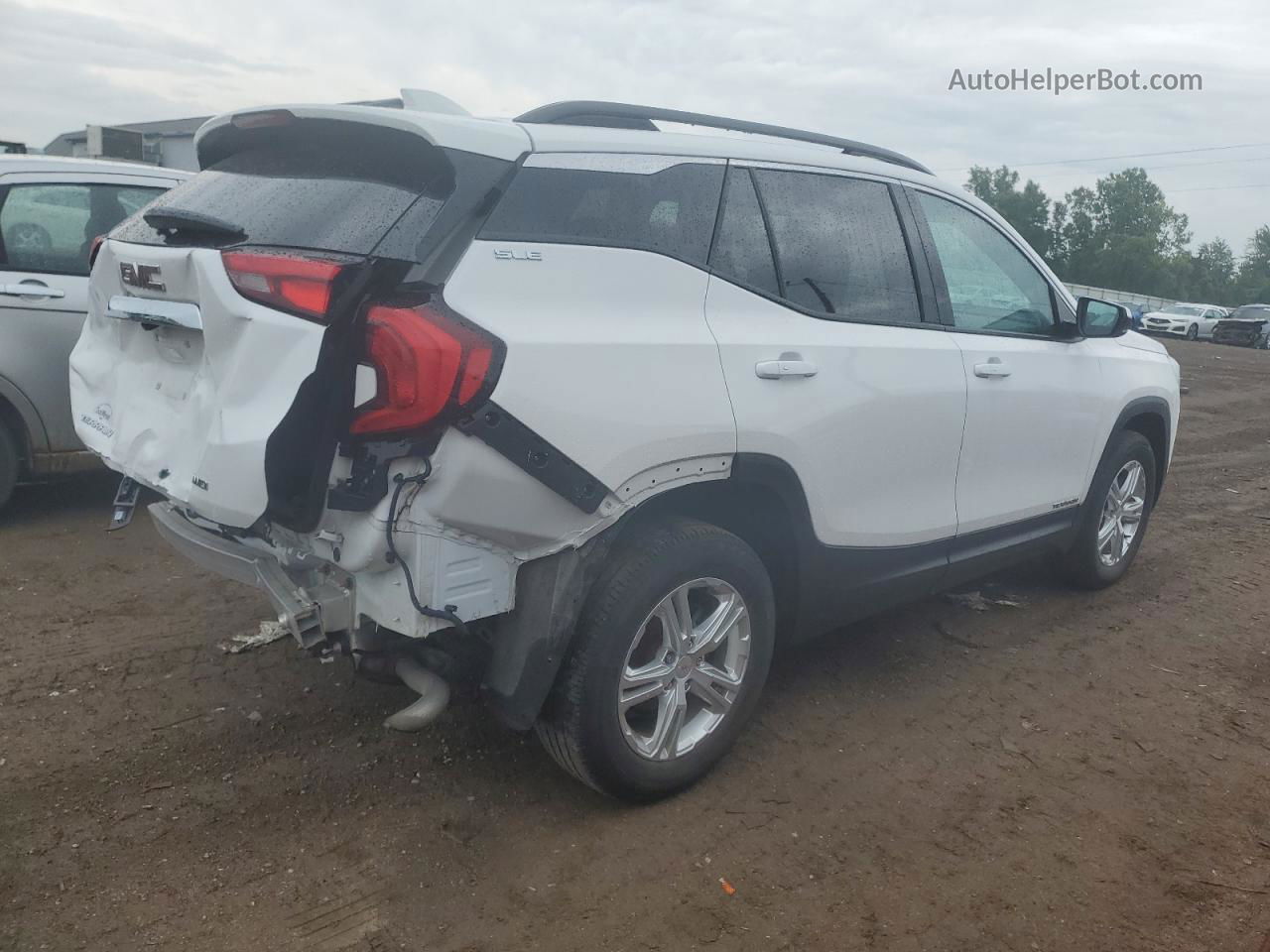 2019 Gmc Terrain Sle White vin: 3GKALTEV8KL155312