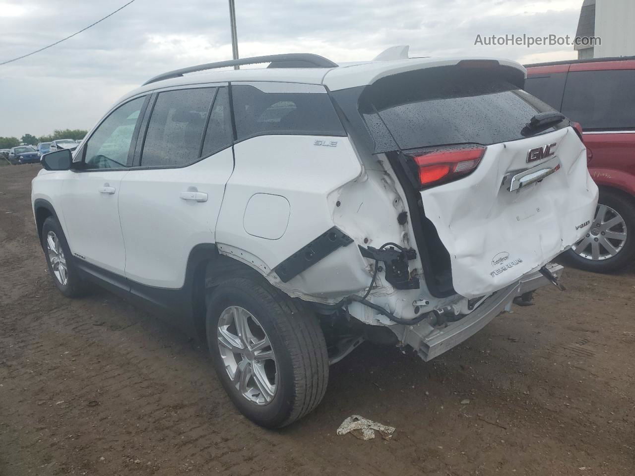 2019 Gmc Terrain Sle White vin: 3GKALTEV8KL155312