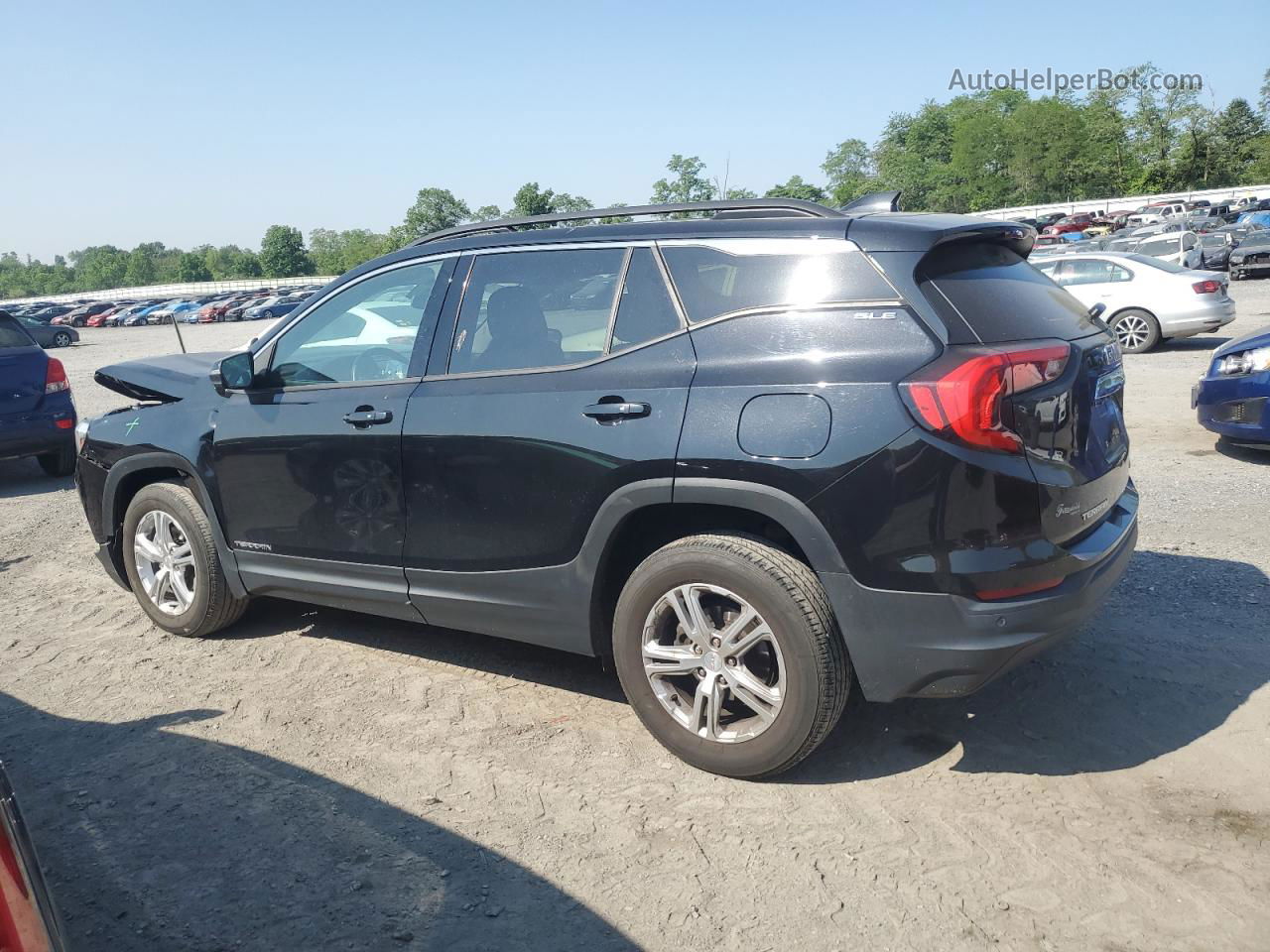 2019 Gmc Terrain Sle Черный vin: 3GKALTEV8KL199665