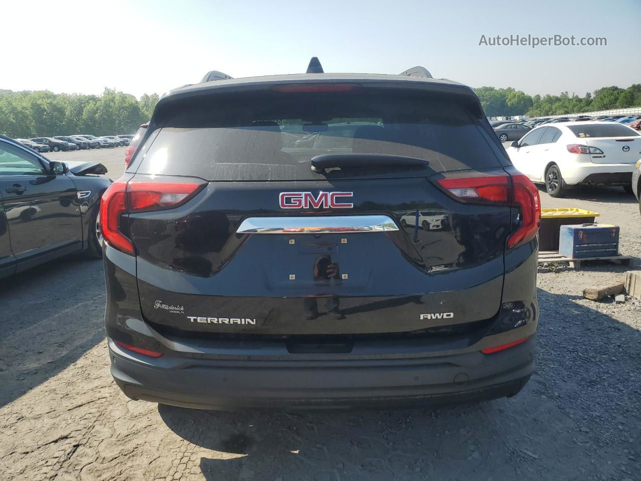 2019 Gmc Terrain Sle Черный vin: 3GKALTEV8KL199665