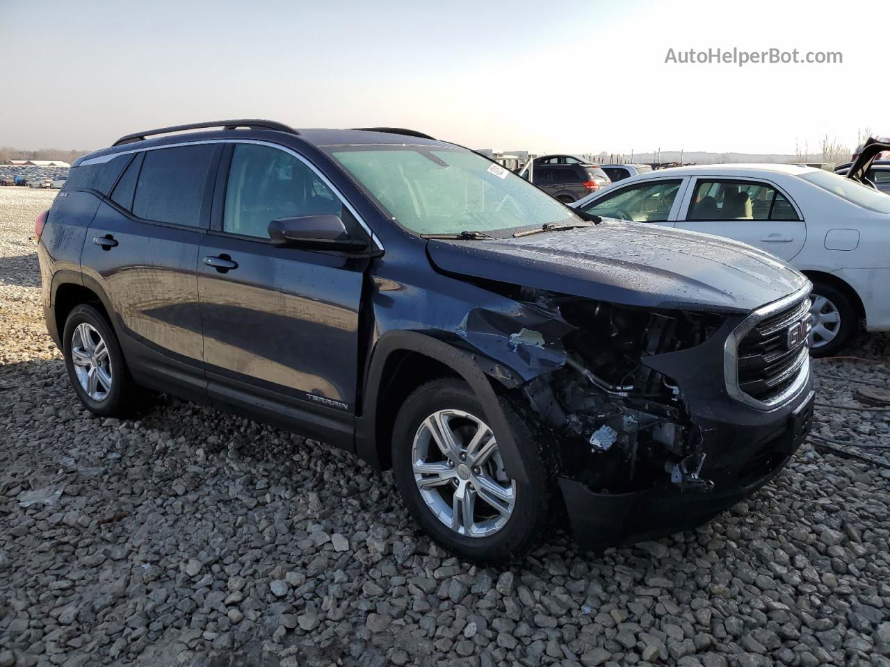 2019 Gmc Terrain Sle Blue vin: 3GKALTEV8KL224936