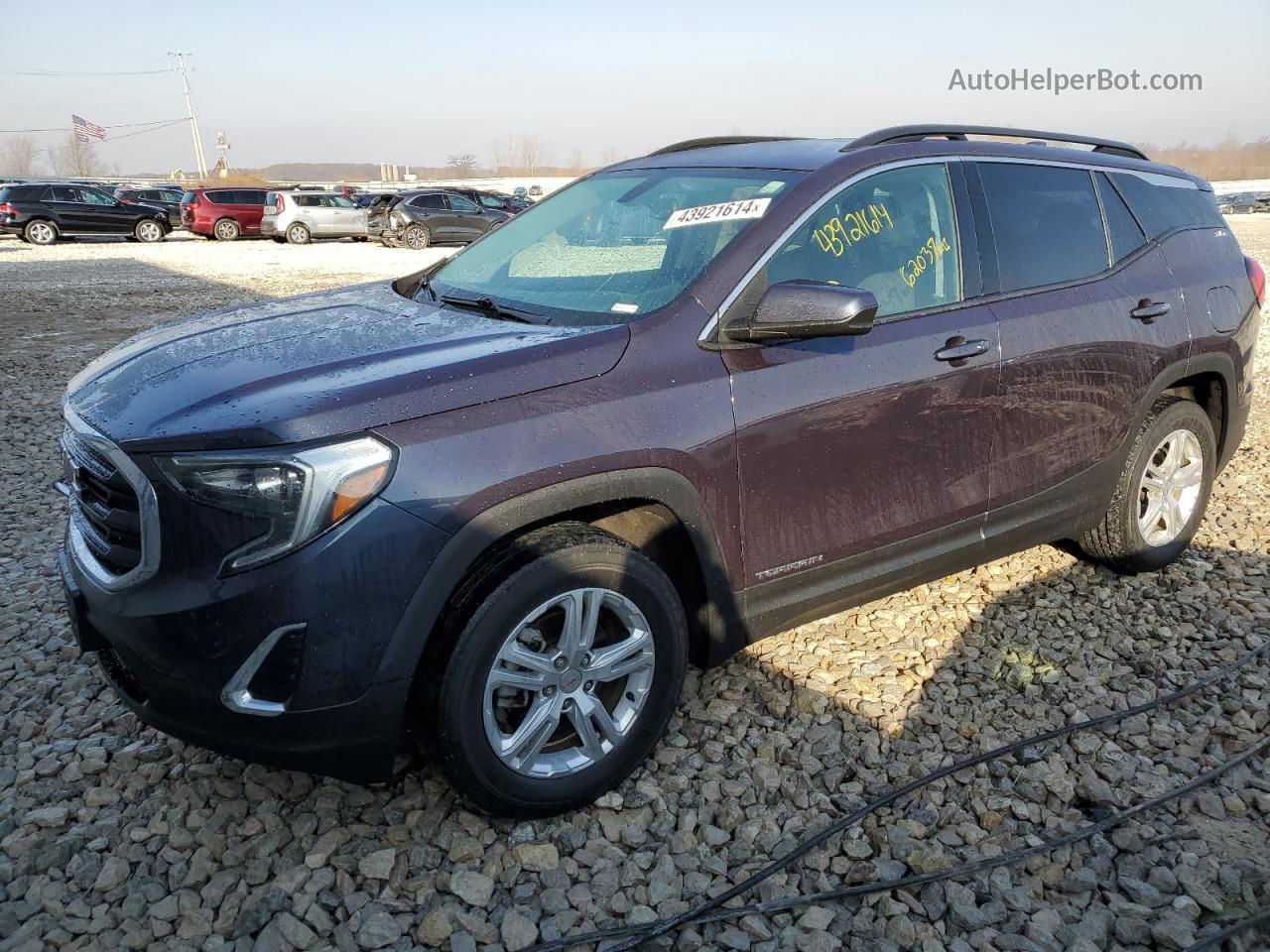 2019 Gmc Terrain Sle Blue vin: 3GKALTEV8KL224936