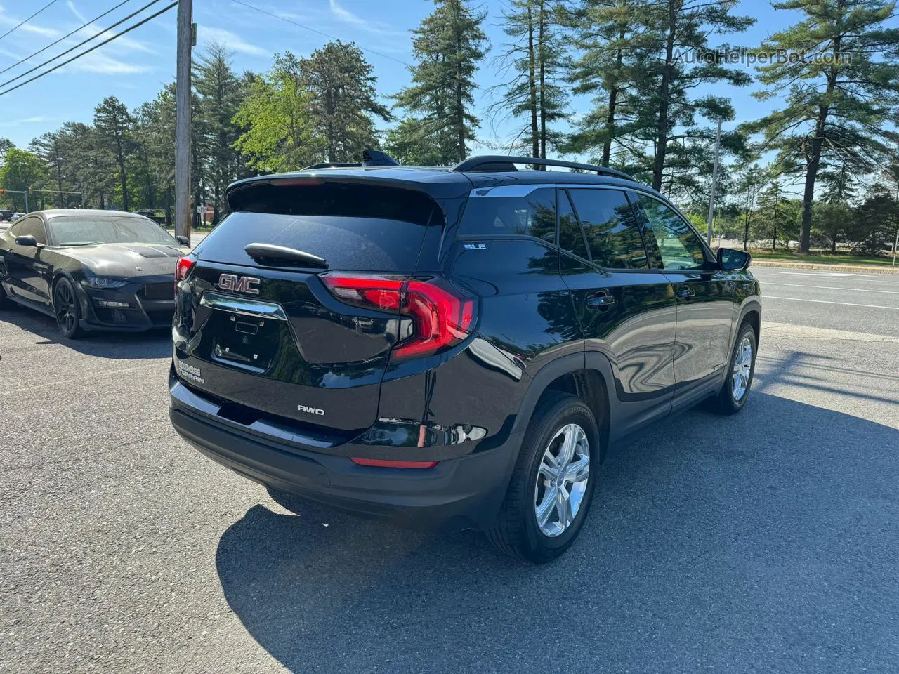 2020 Gmc Terrain Sle Черный vin: 3GKALTEV8LL100201