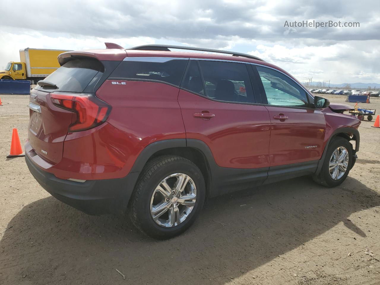 2019 Gmc Terrain Sle Red vin: 3GKALTEV9KL101887