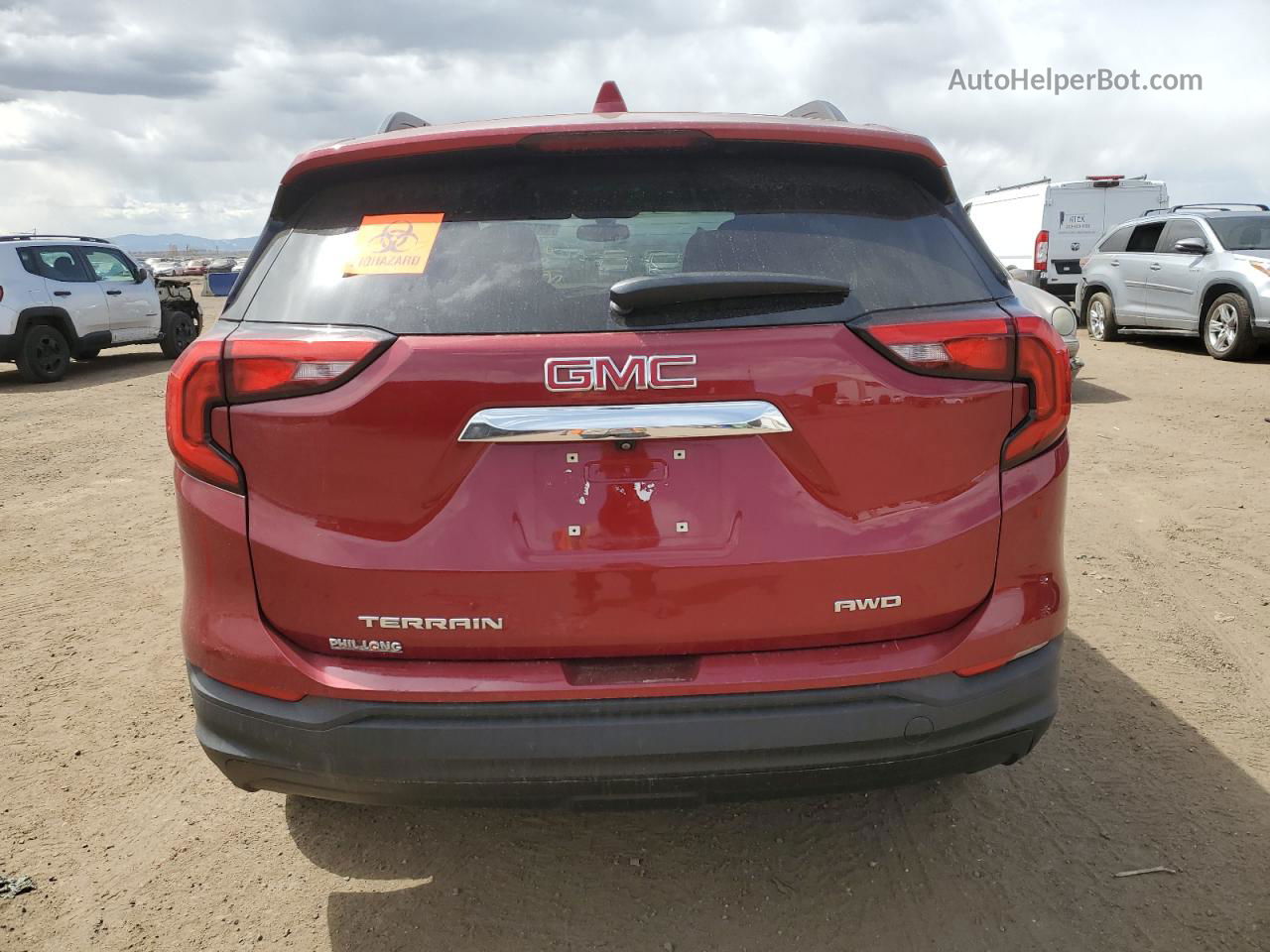 2019 Gmc Terrain Sle Red vin: 3GKALTEV9KL101887