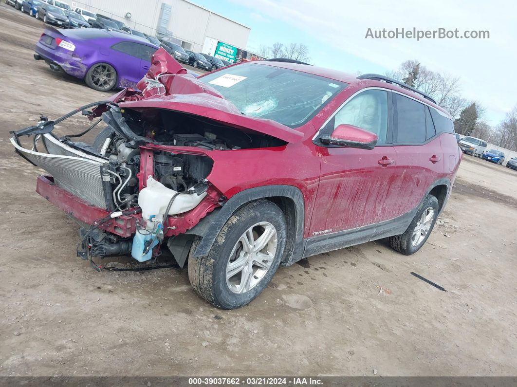 2019 Gmc Terrain Sle Красный vin: 3GKALTEV9KL140141