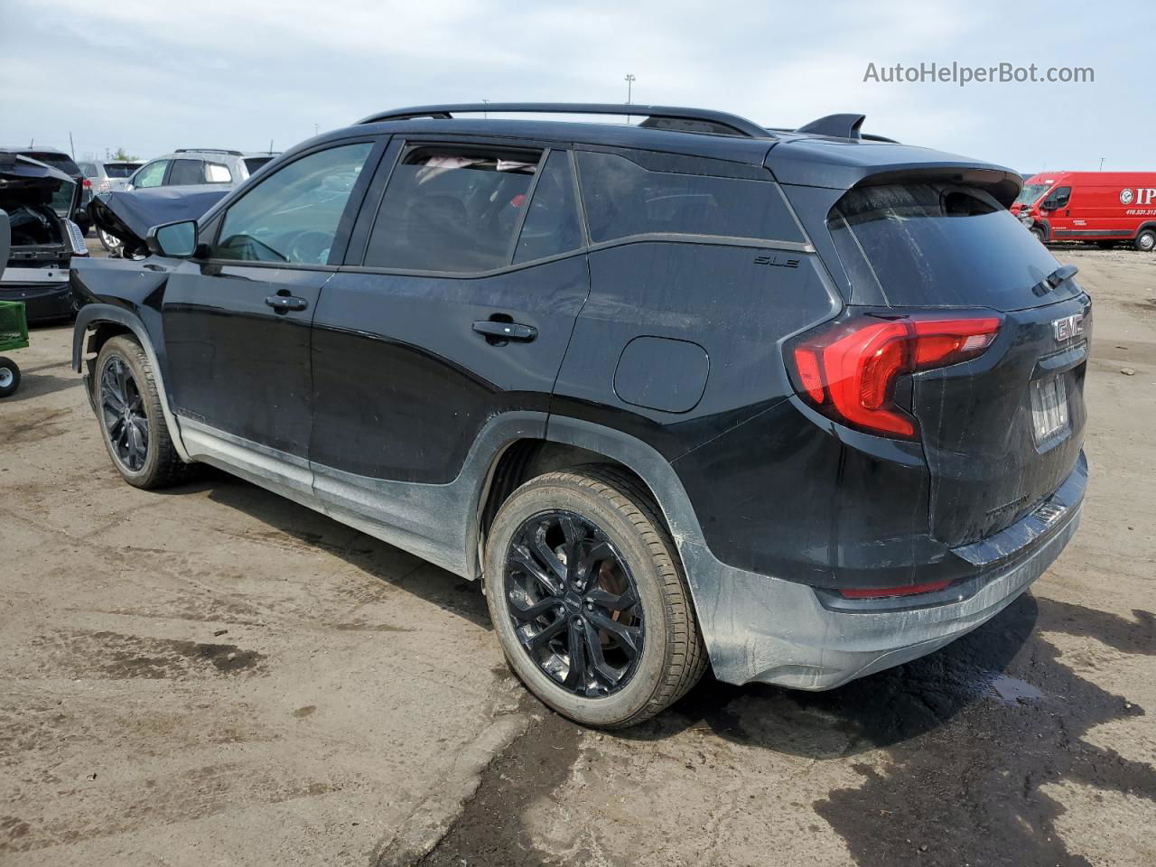 2019 Gmc Terrain Sle Черный vin: 3GKALTEV9KL166822