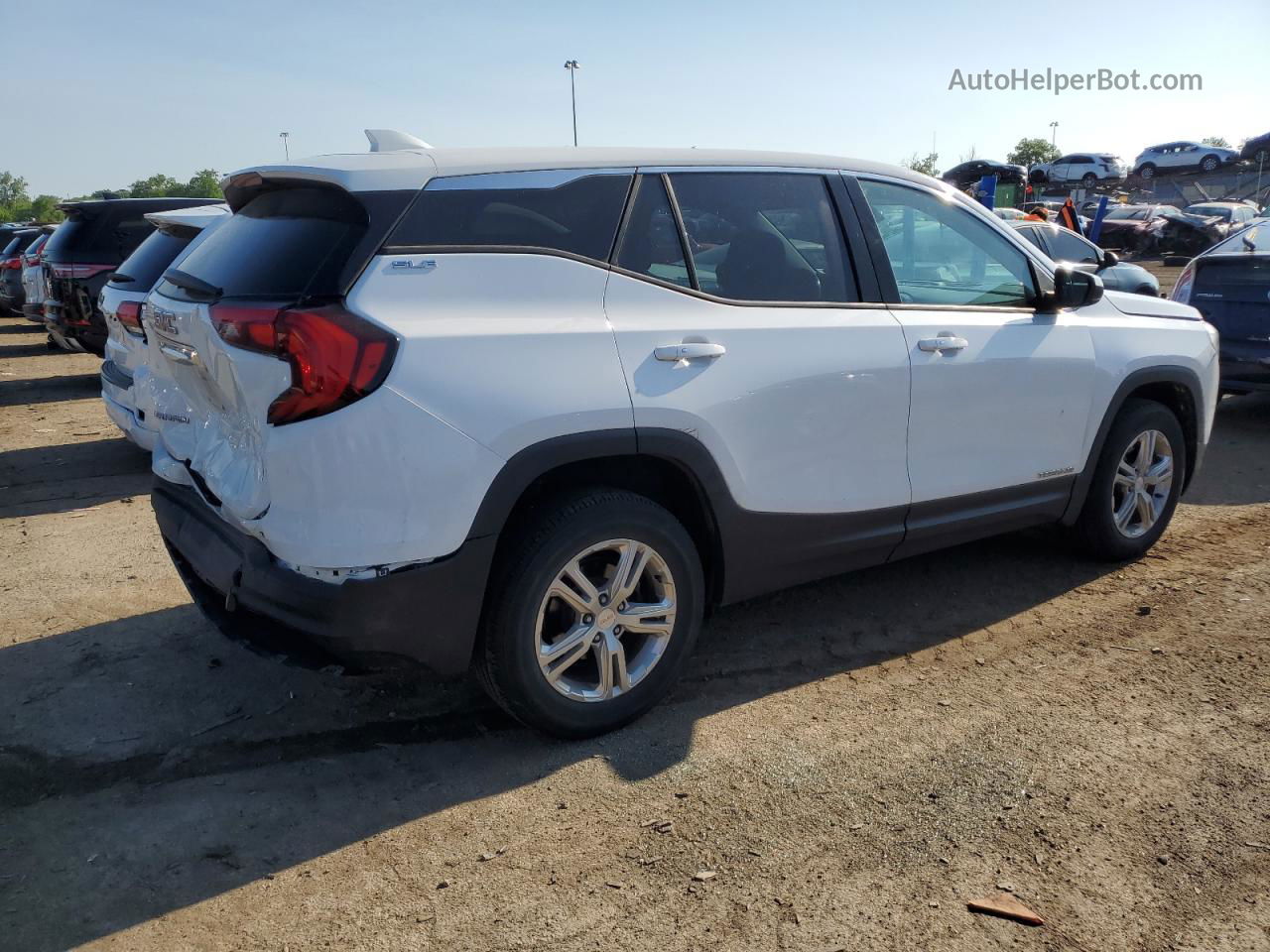 2019 Gmc Terrain Sle White vin: 3GKALTEV9KL214366