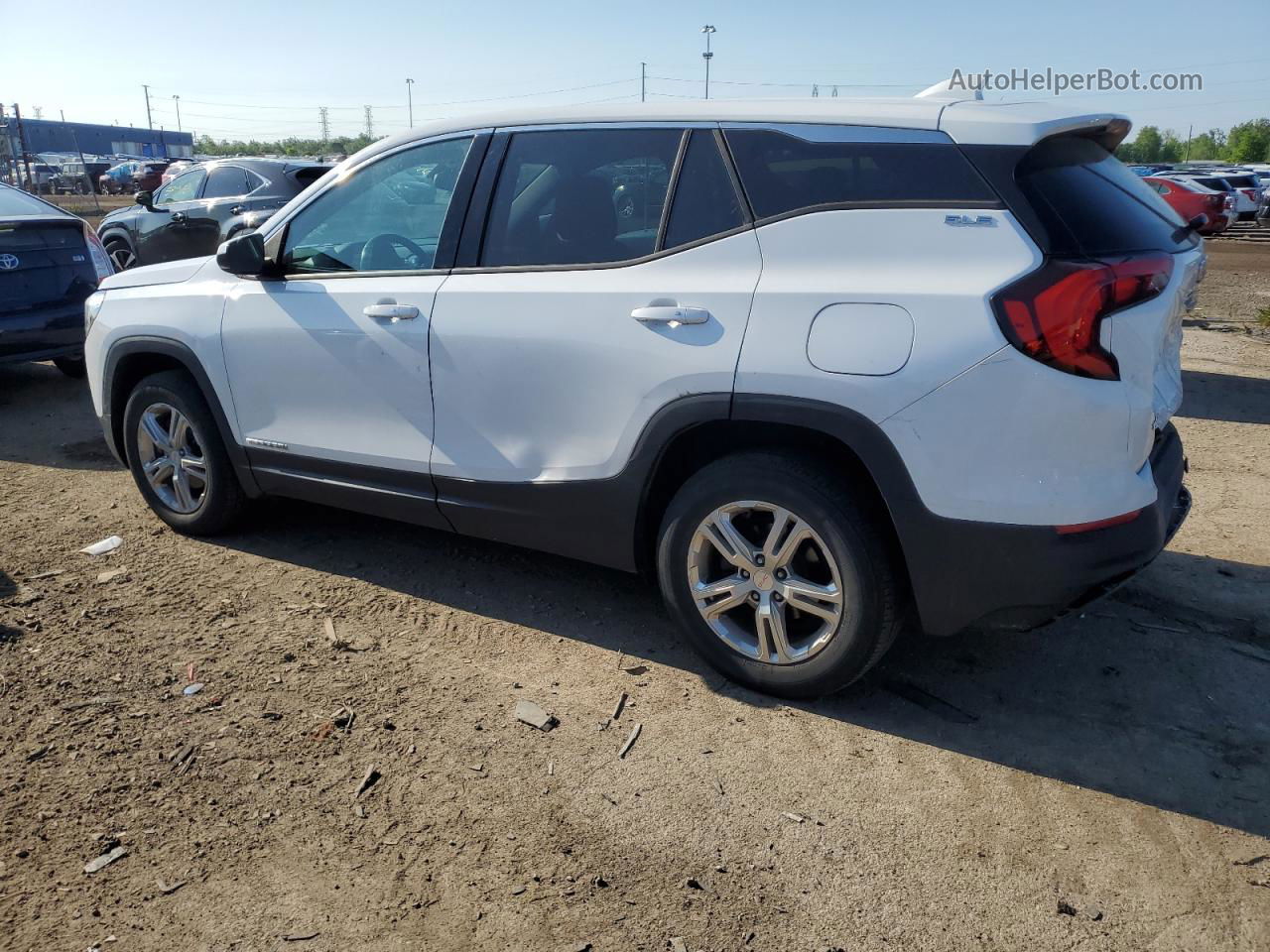 2019 Gmc Terrain Sle White vin: 3GKALTEV9KL214366