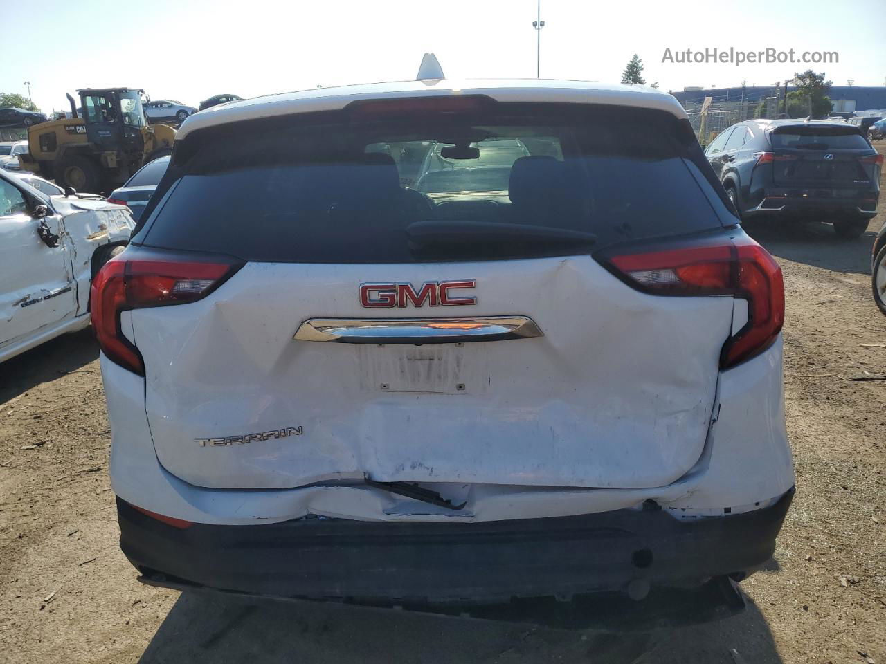 2019 Gmc Terrain Sle White vin: 3GKALTEV9KL214366