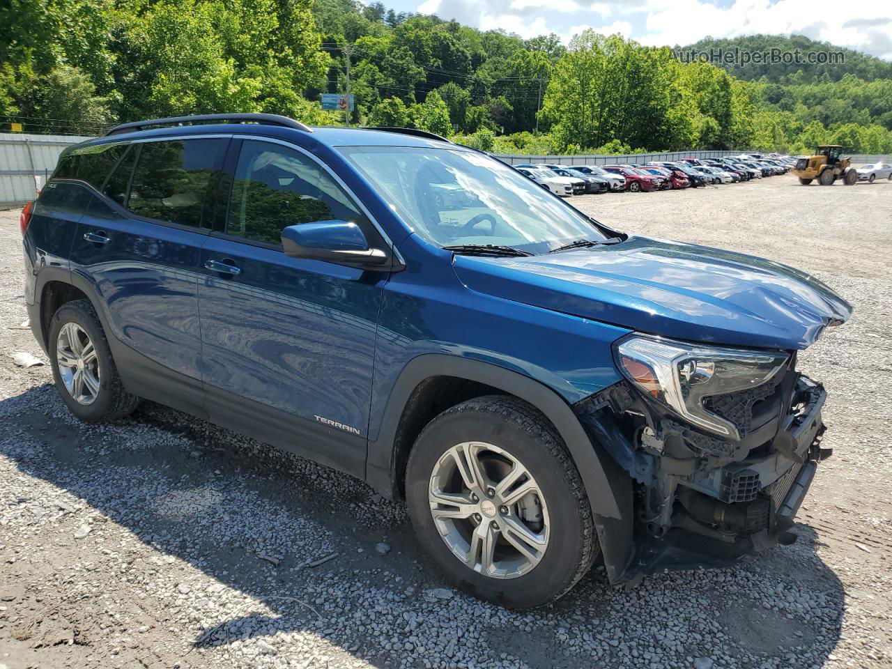 2019 Gmc Terrain Sle Blue vin: 3GKALTEV9KL310174