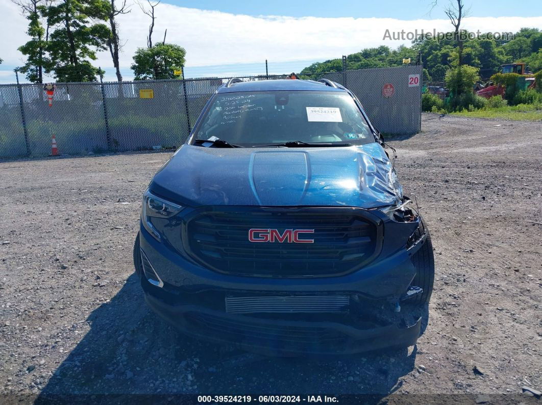 2020 Gmc Terrain Awd Sle Синий vin: 3GKALTEV9LL141324