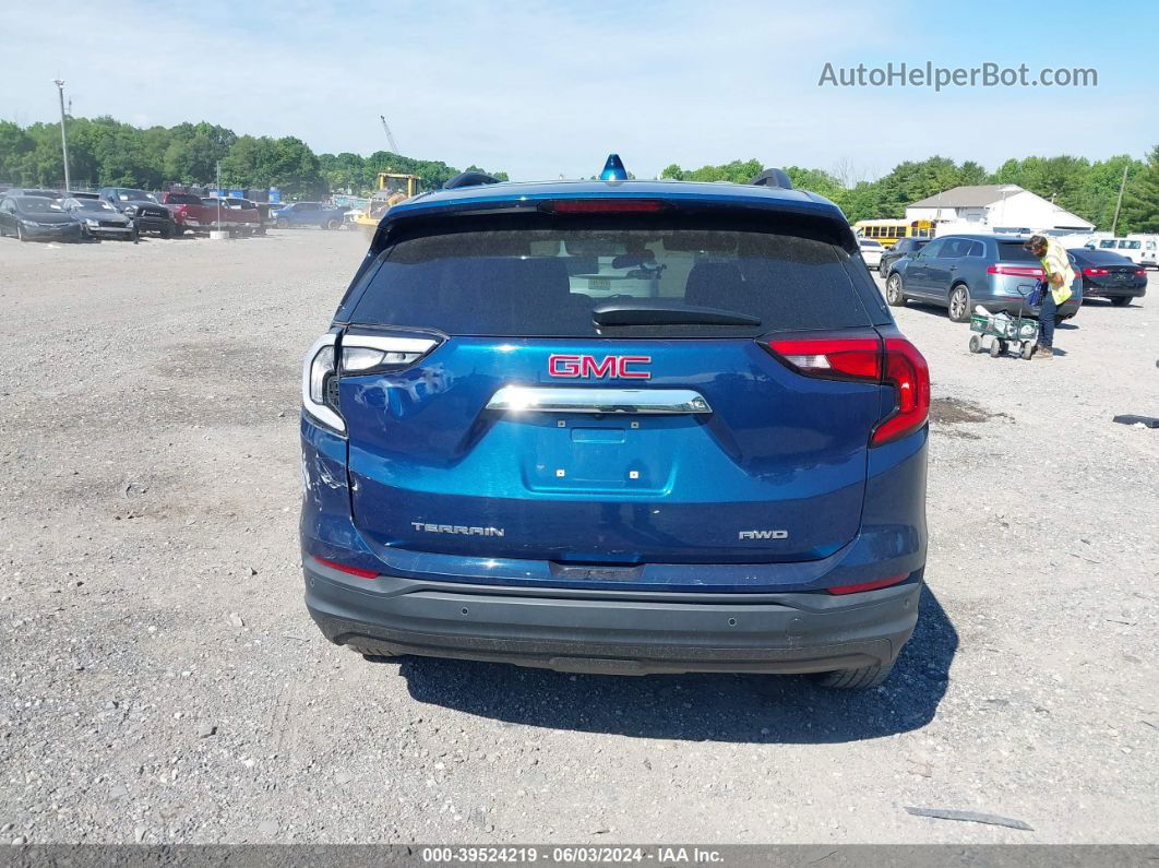 2020 Gmc Terrain Awd Sle Blue vin: 3GKALTEV9LL141324