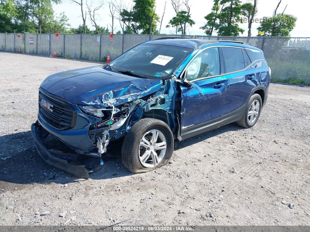 2020 Gmc Terrain Awd Sle Blue vin: 3GKALTEV9LL141324