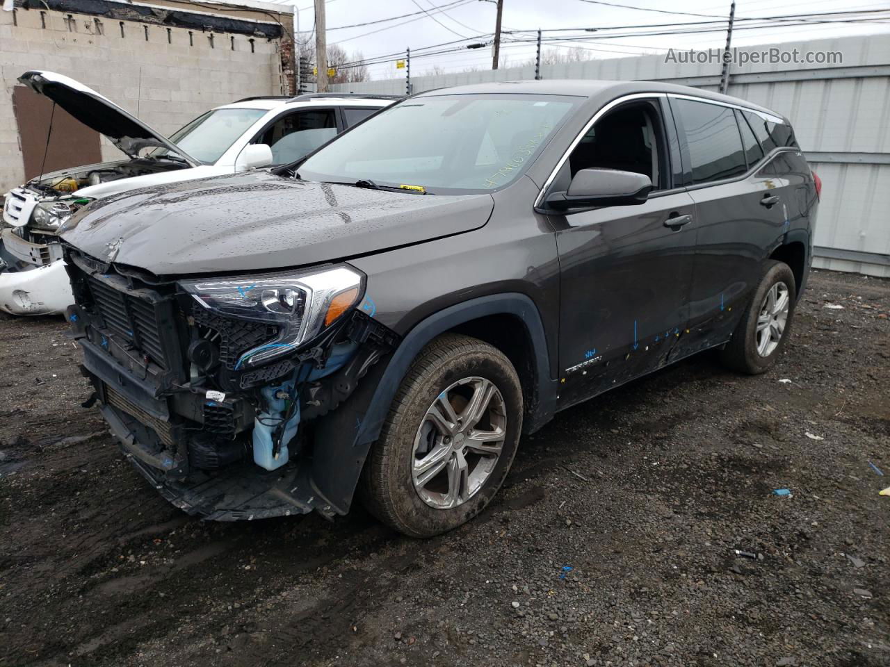 2019 Gmc Terrain Sle Gray vin: 3GKALTEVXKL200251