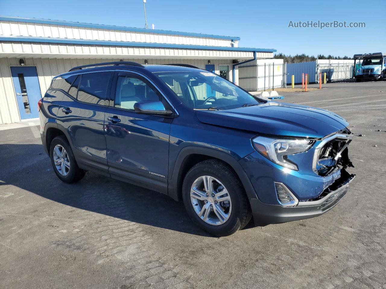 2020 Gmc Terrain Sle Blue vin: 3GKALTEVXLL302943