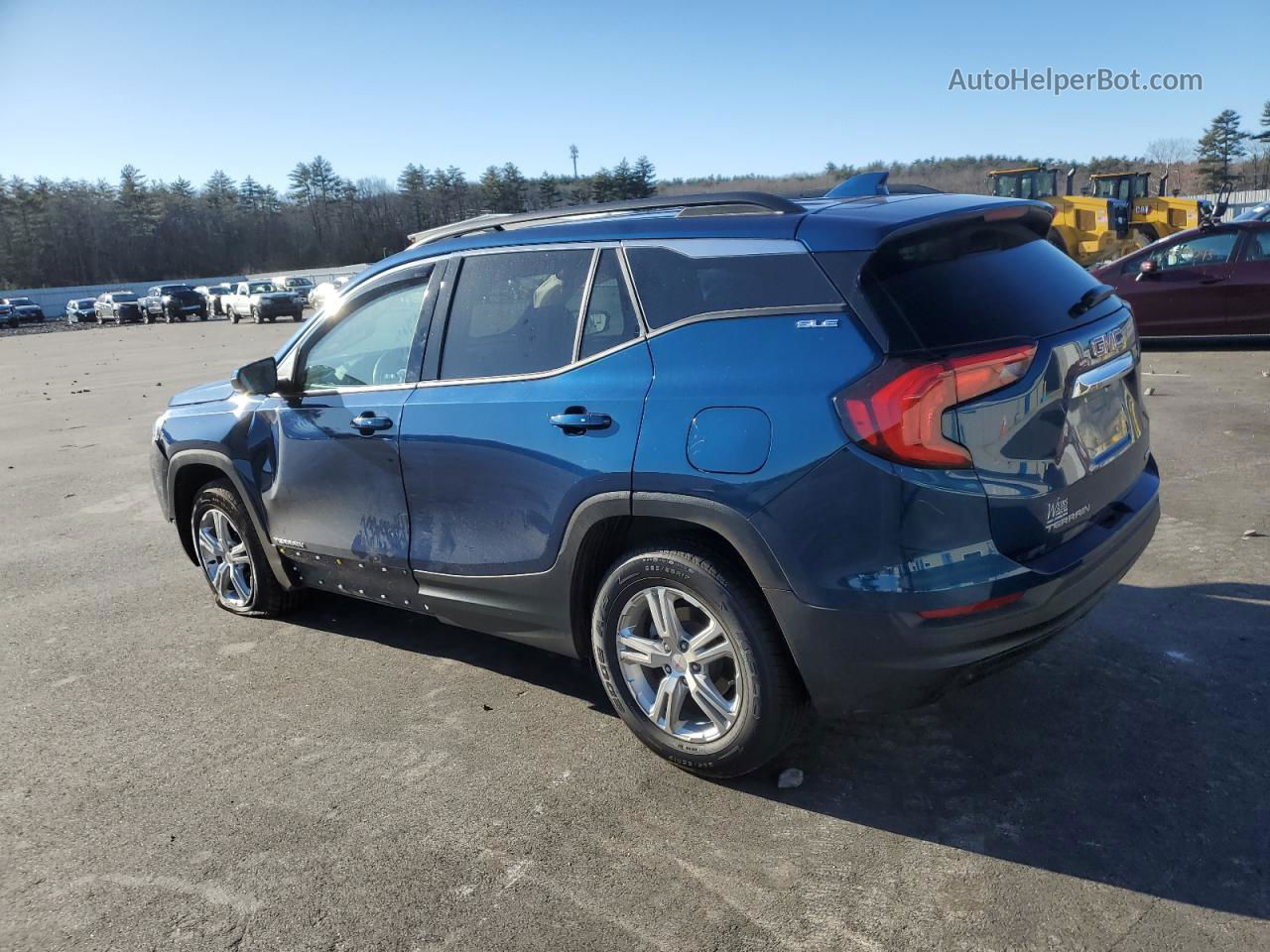 2020 Gmc Terrain Sle Blue vin: 3GKALTEVXLL302943