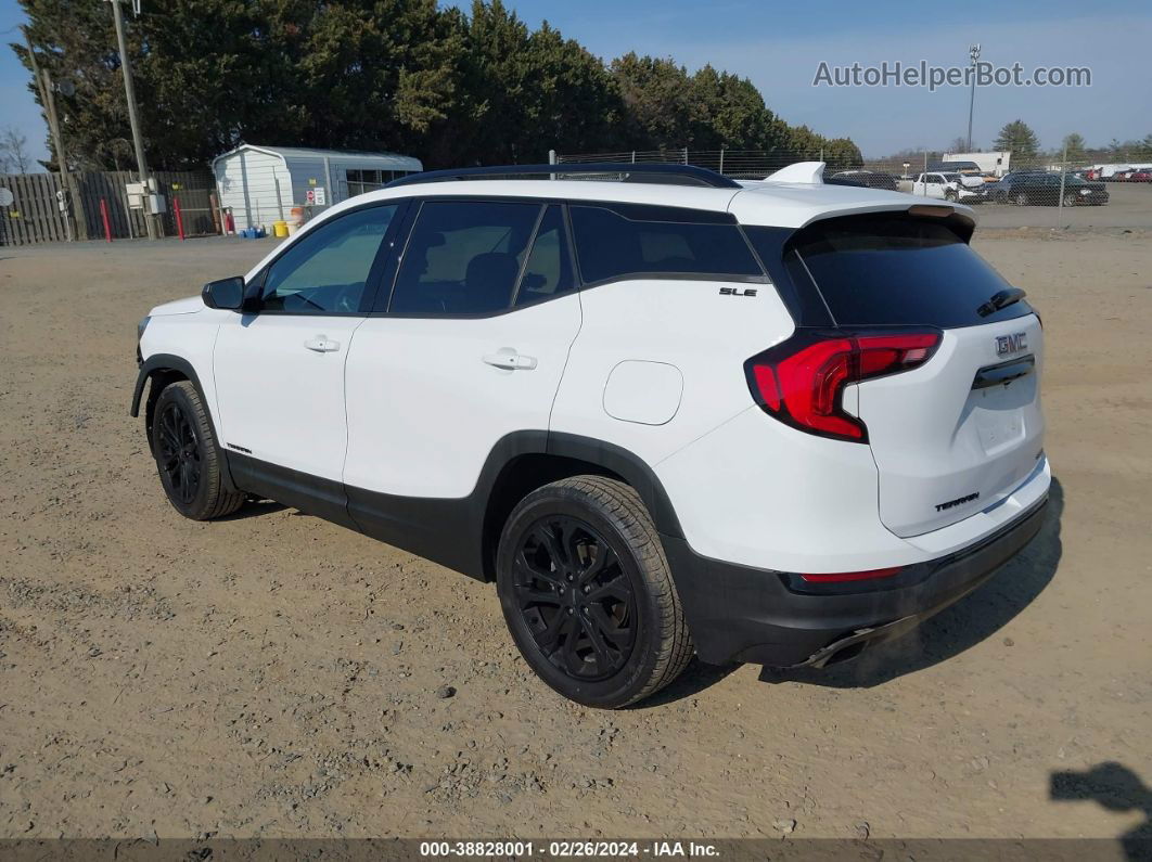 2019 Gmc Terrain Sle White vin: 3GKALTEX1KL136702