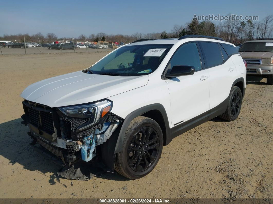 2019 Gmc Terrain Sle White vin: 3GKALTEX1KL136702