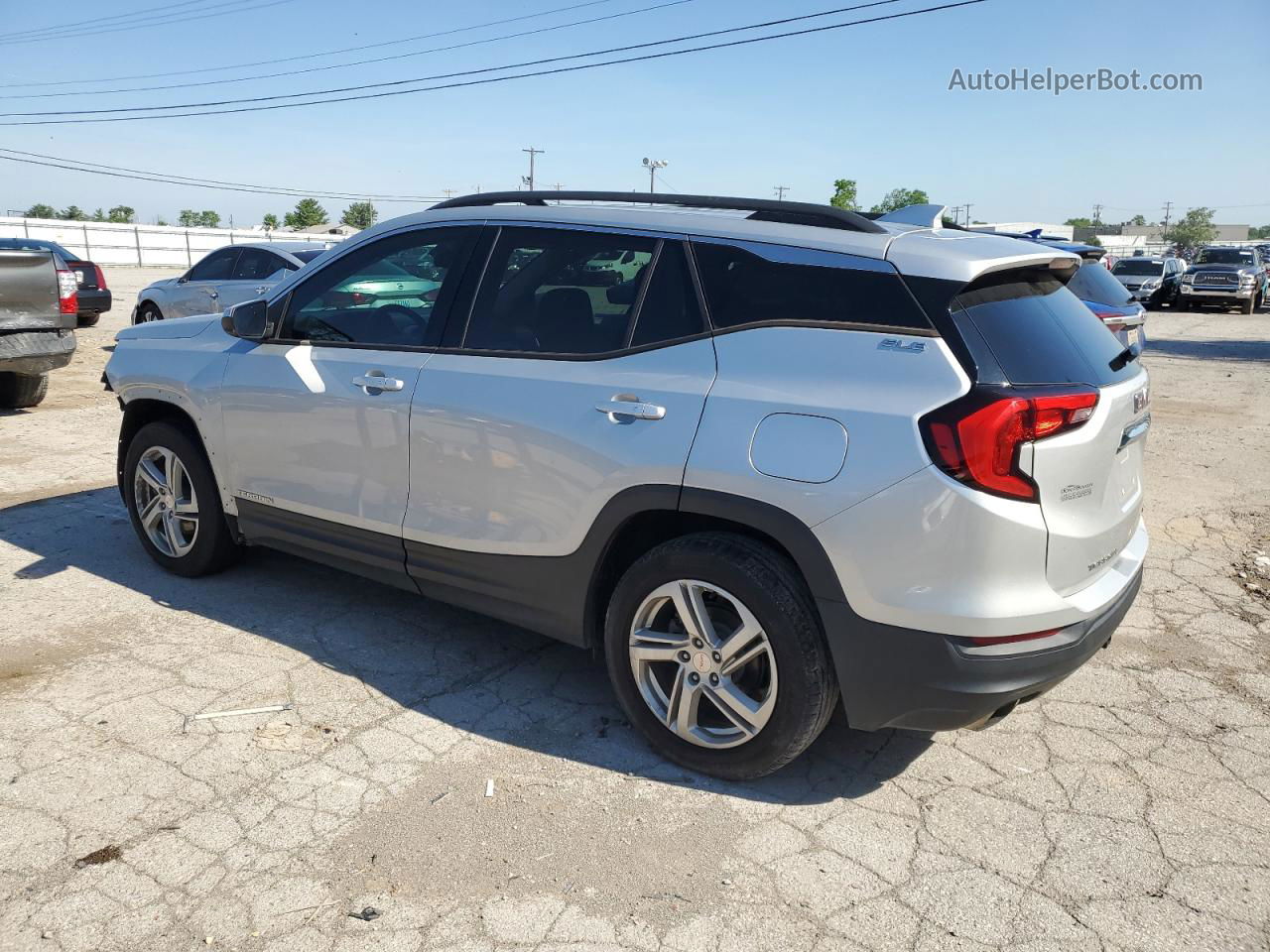 2019 Gmc Terrain Sle Серебряный vin: 3GKALTEX3KL140850